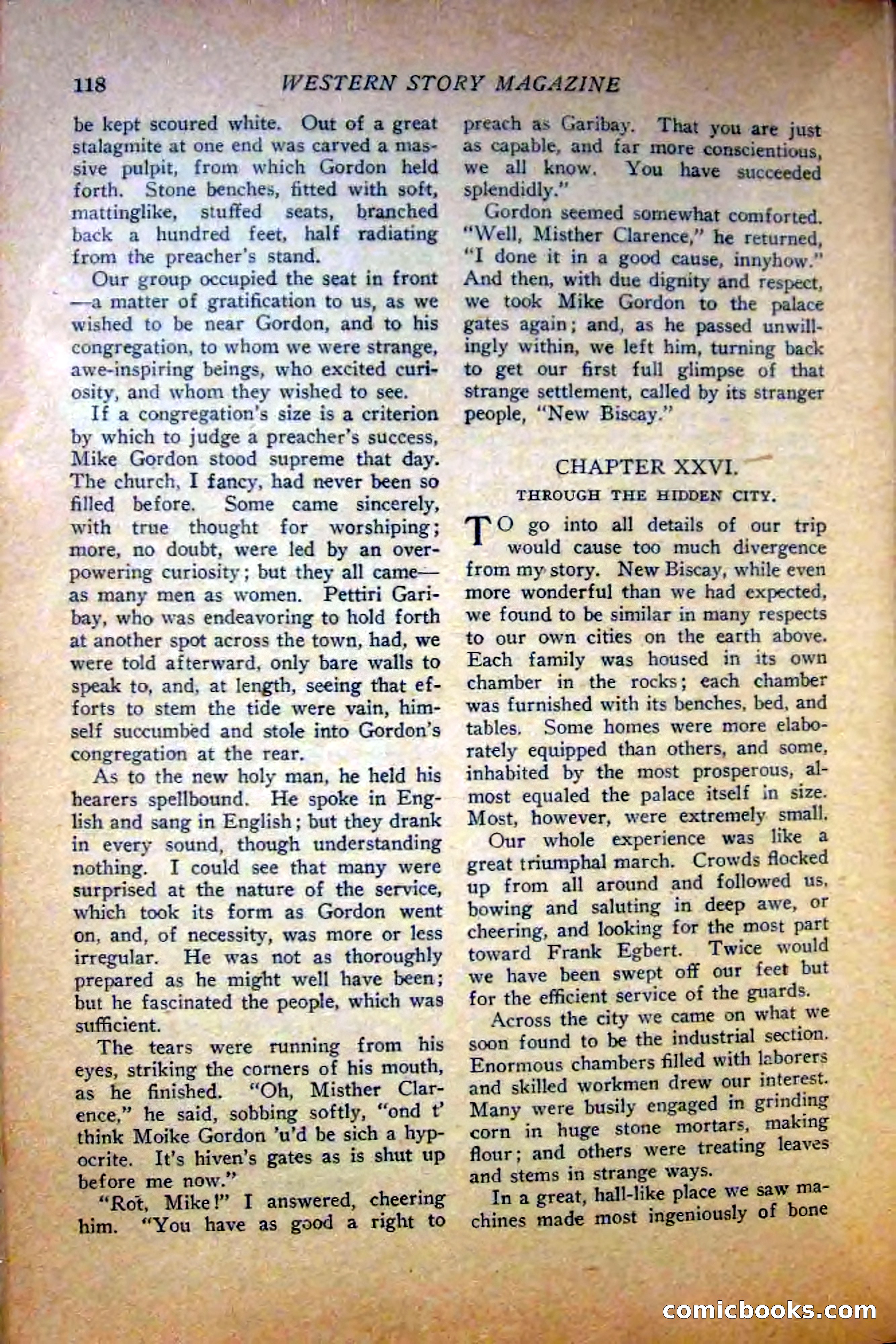 Western Story Magazine — page 120 of 148