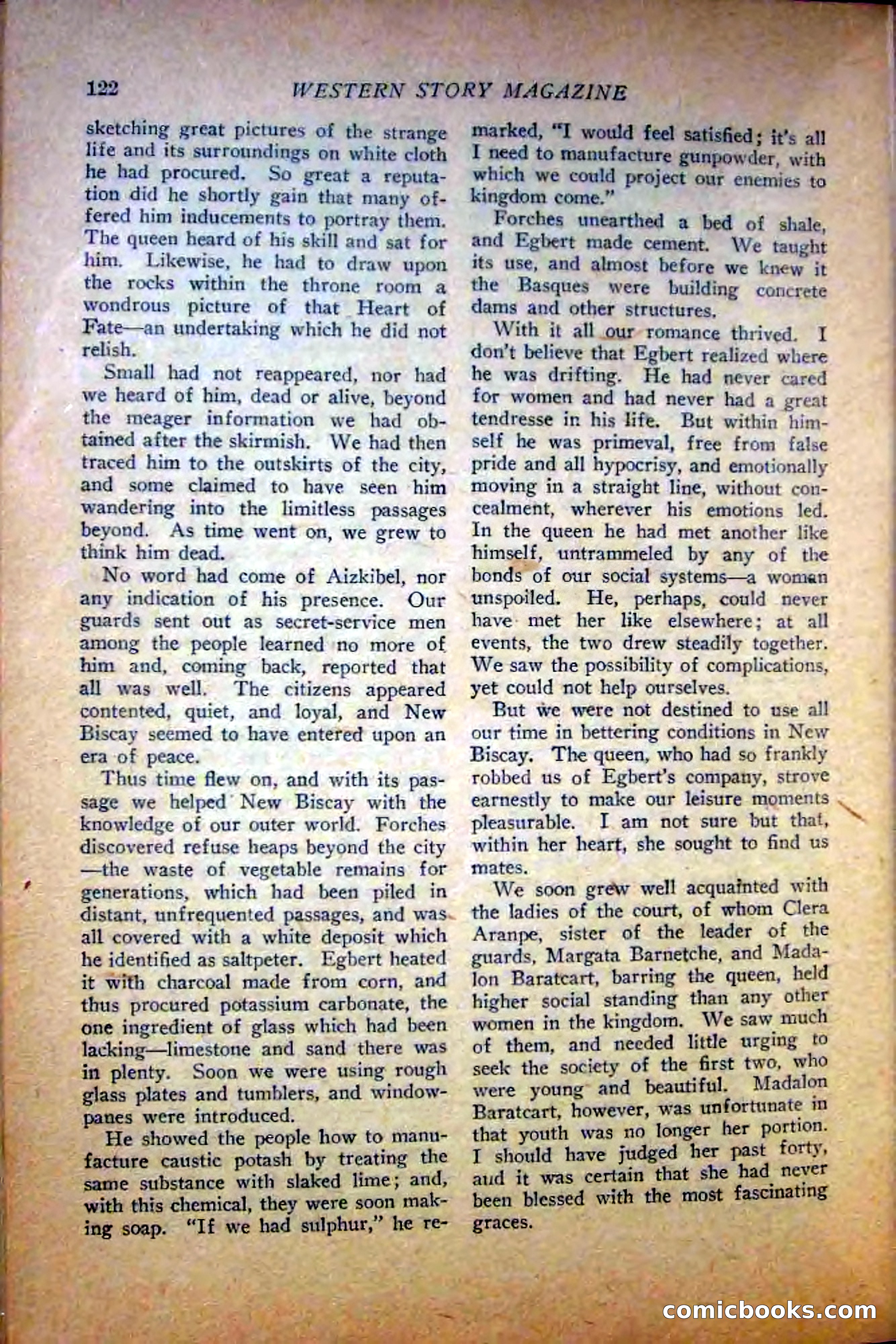 Western Story Magazine — page 124 of 148