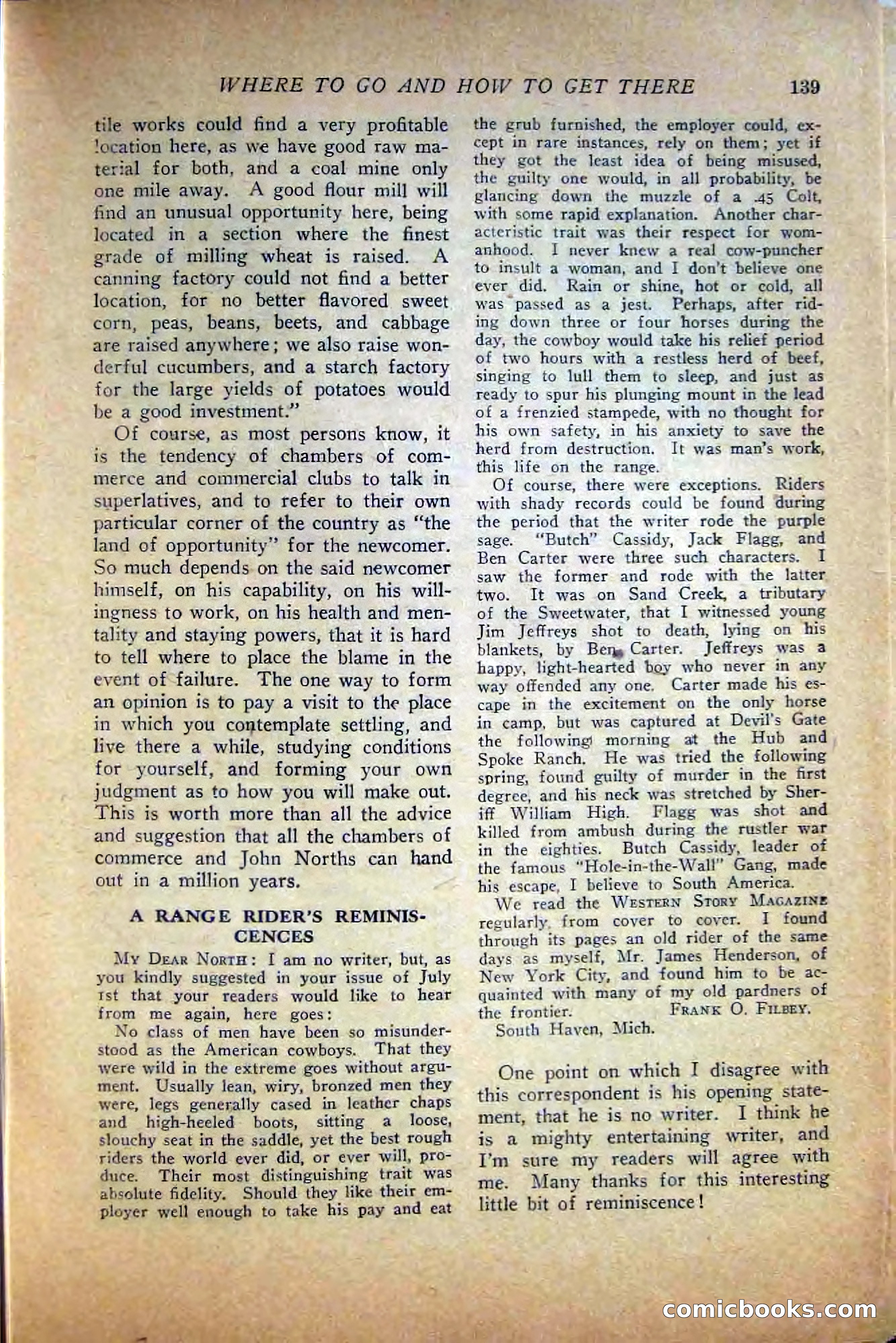 Western Story Magazine — page 141 of 148