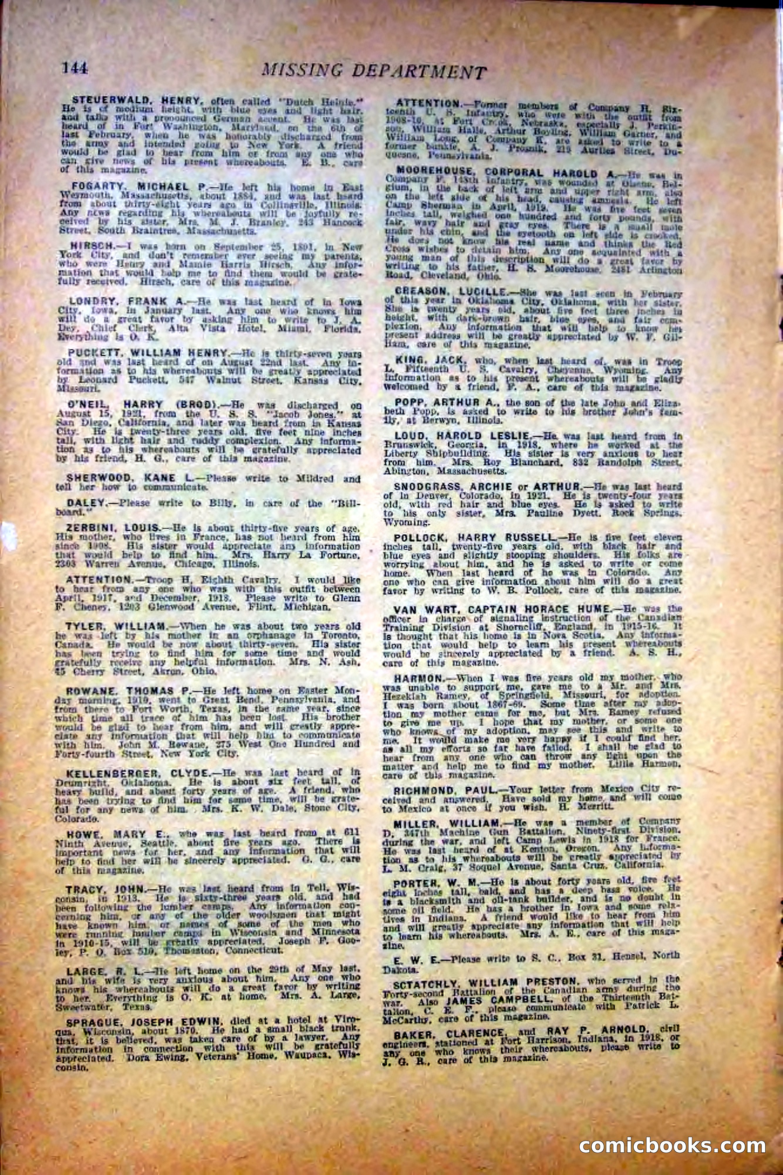 Western Story Magazine — page 146 of 148