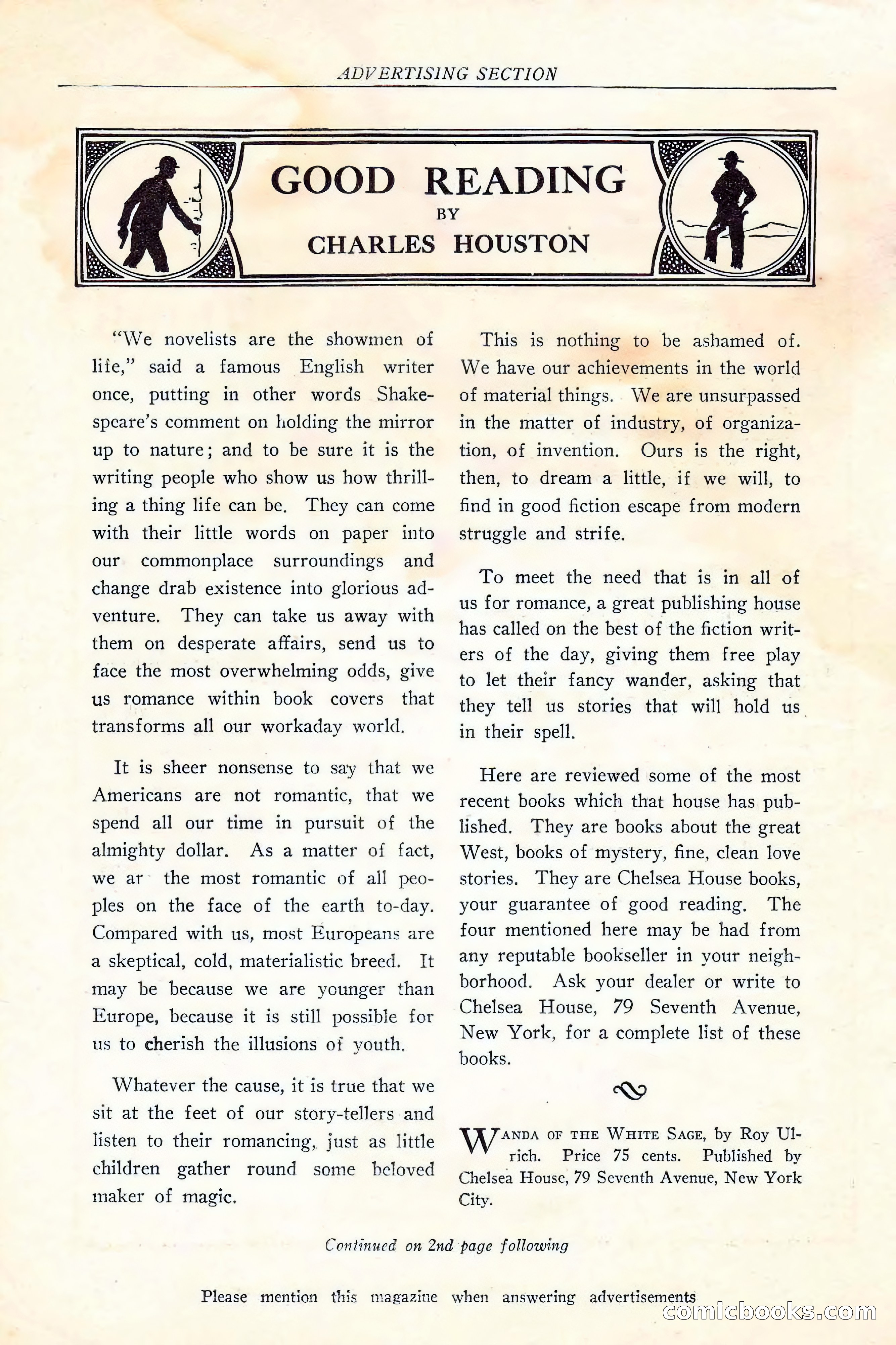 Western Story Magazine, June 5, 1926 — page 6 of 172