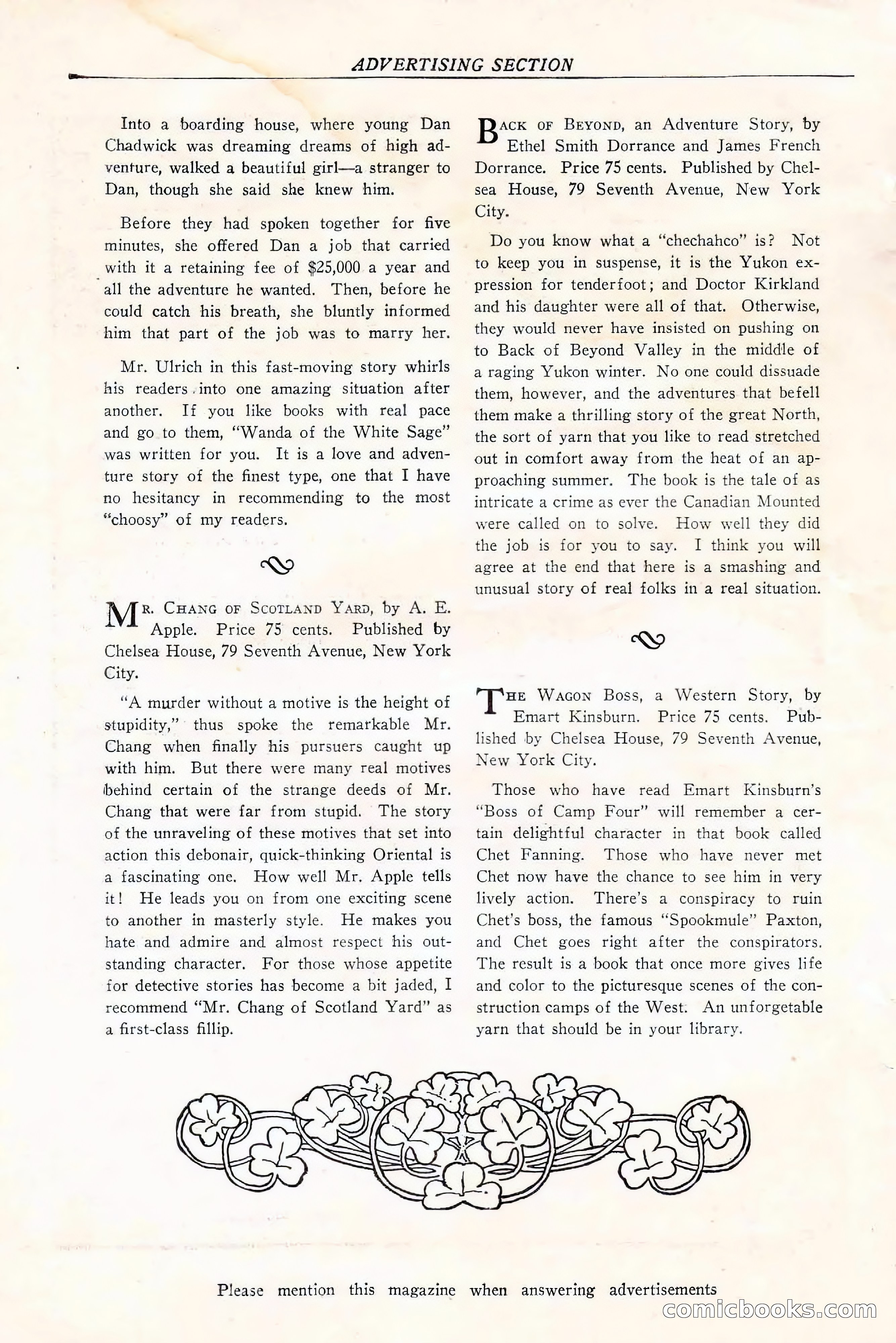 Western Story Magazine, June 5, 1926 — page 8 of 172