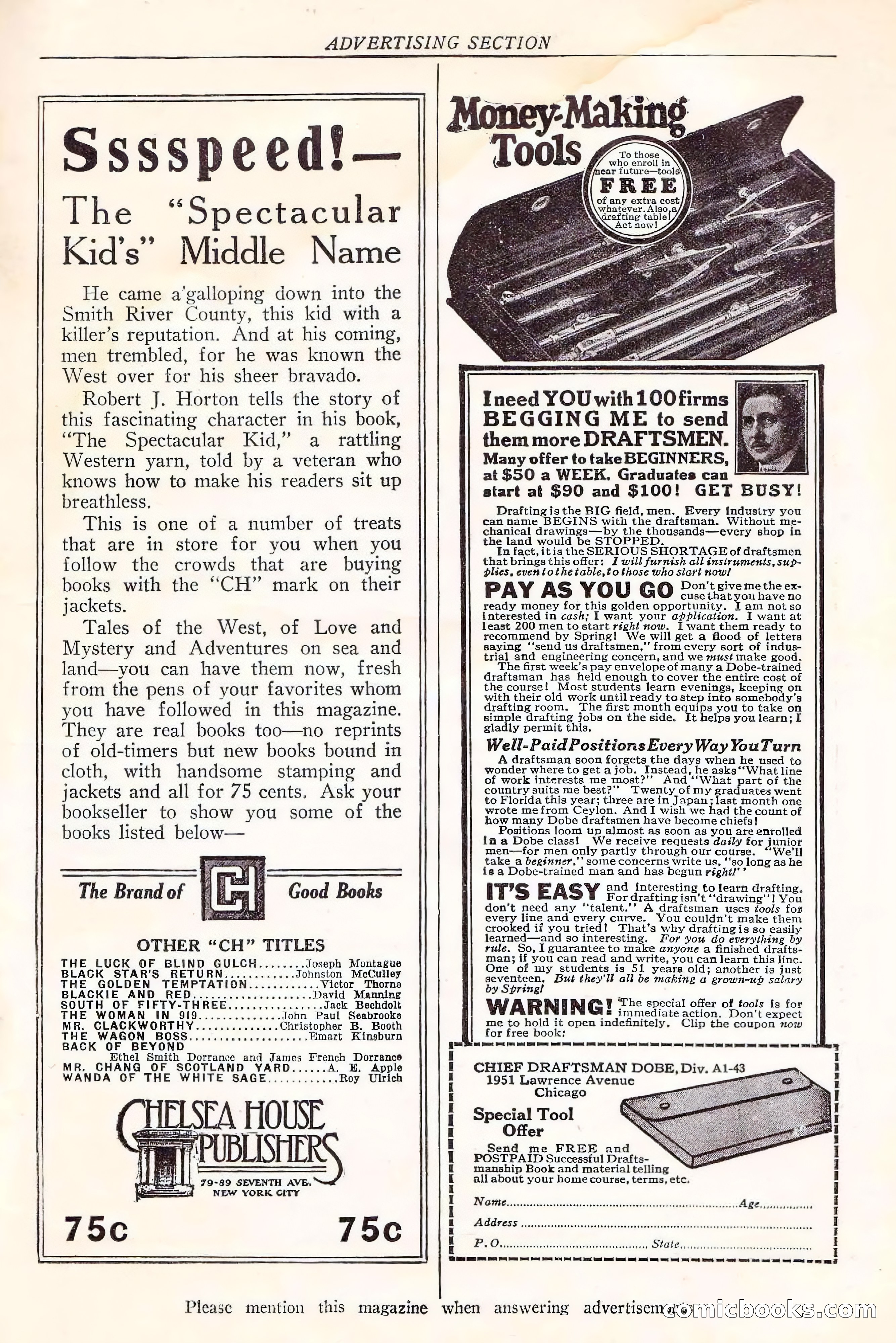 Western Story Magazine, June 5, 1926 — page 11 of 172