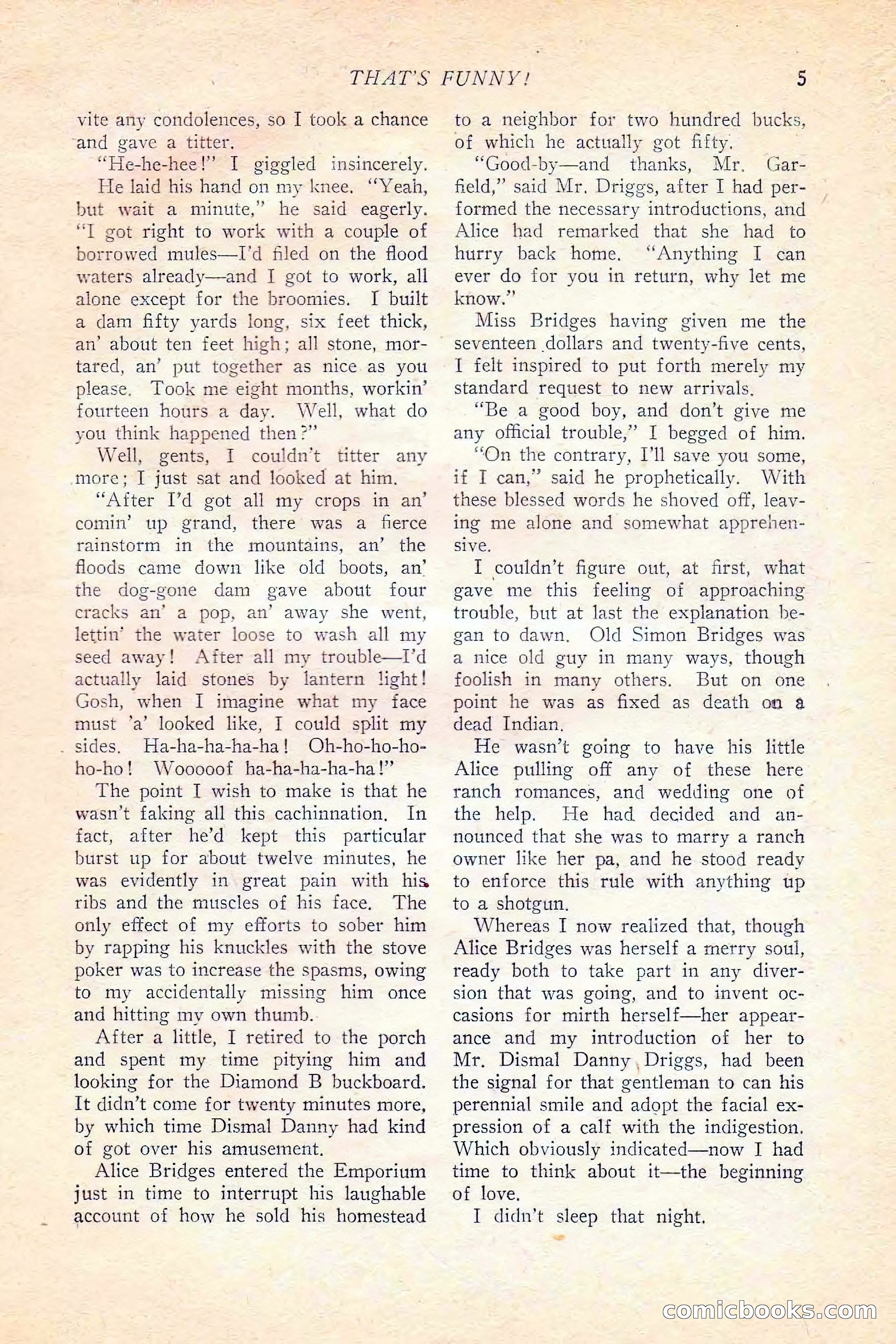 Western Story Magazine, June 5, 1926 — page 23 of 172