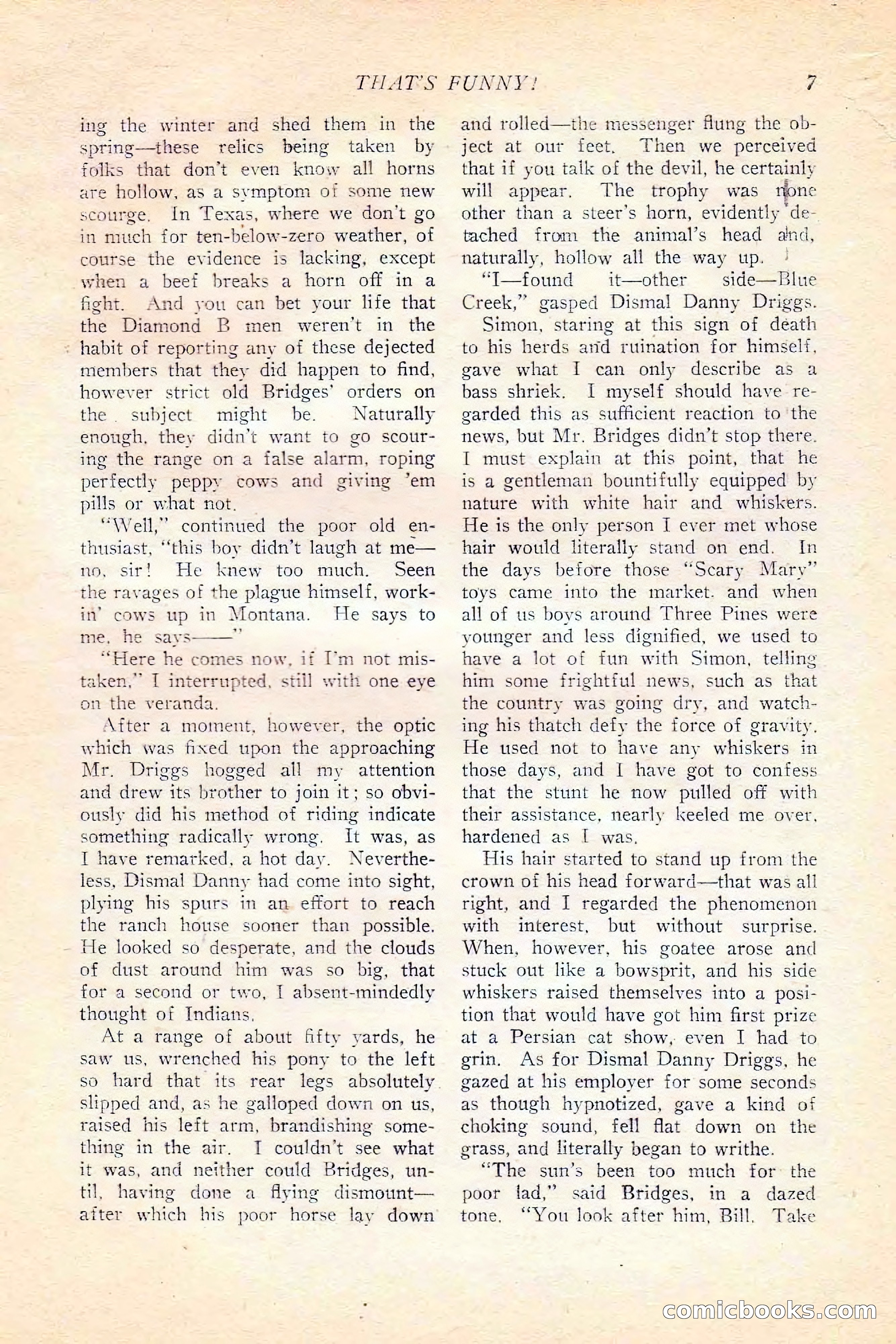 Western Story Magazine, June 5, 1926 — page 25 of 172