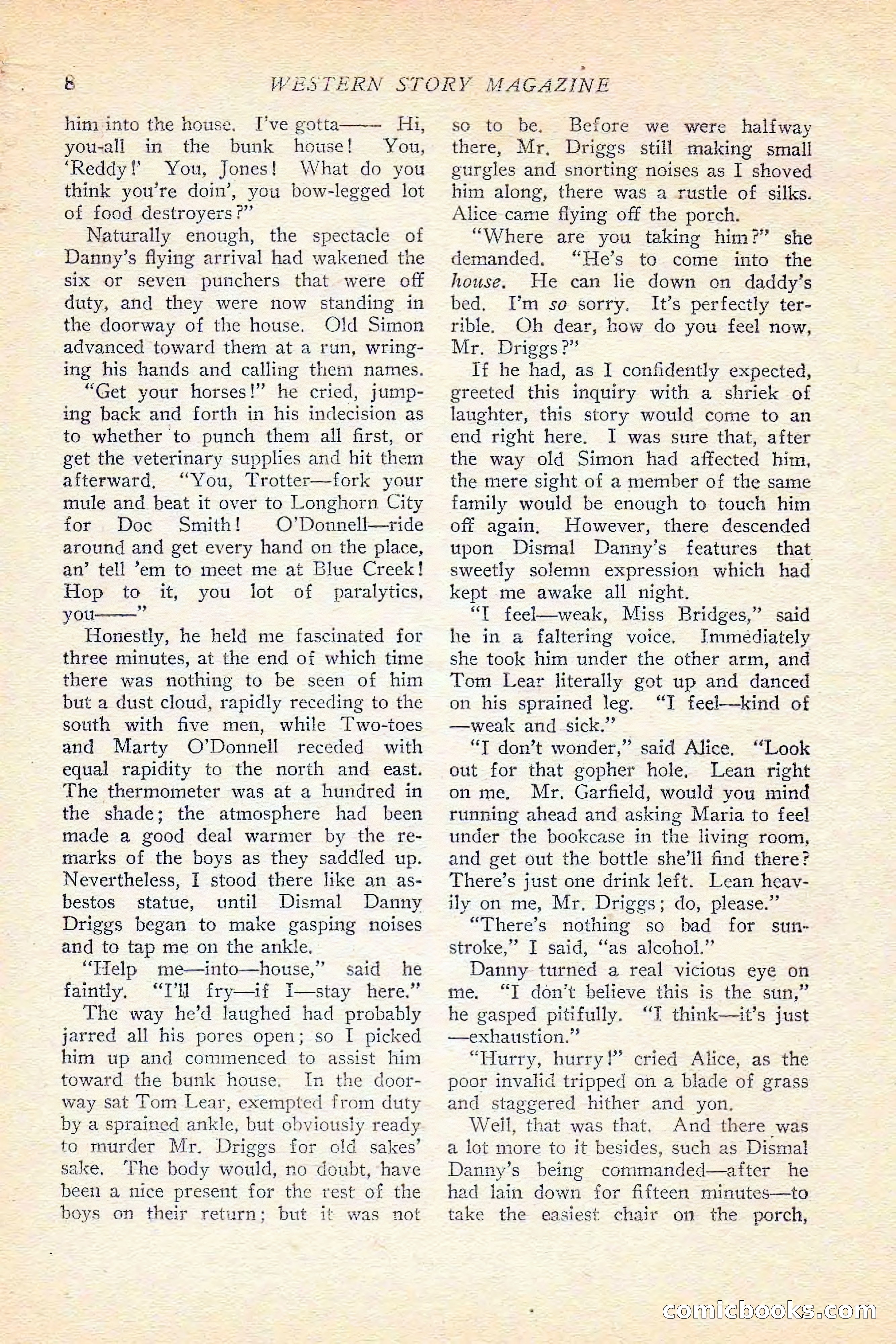 Western Story Magazine, June 5, 1926 — page 26 of 172