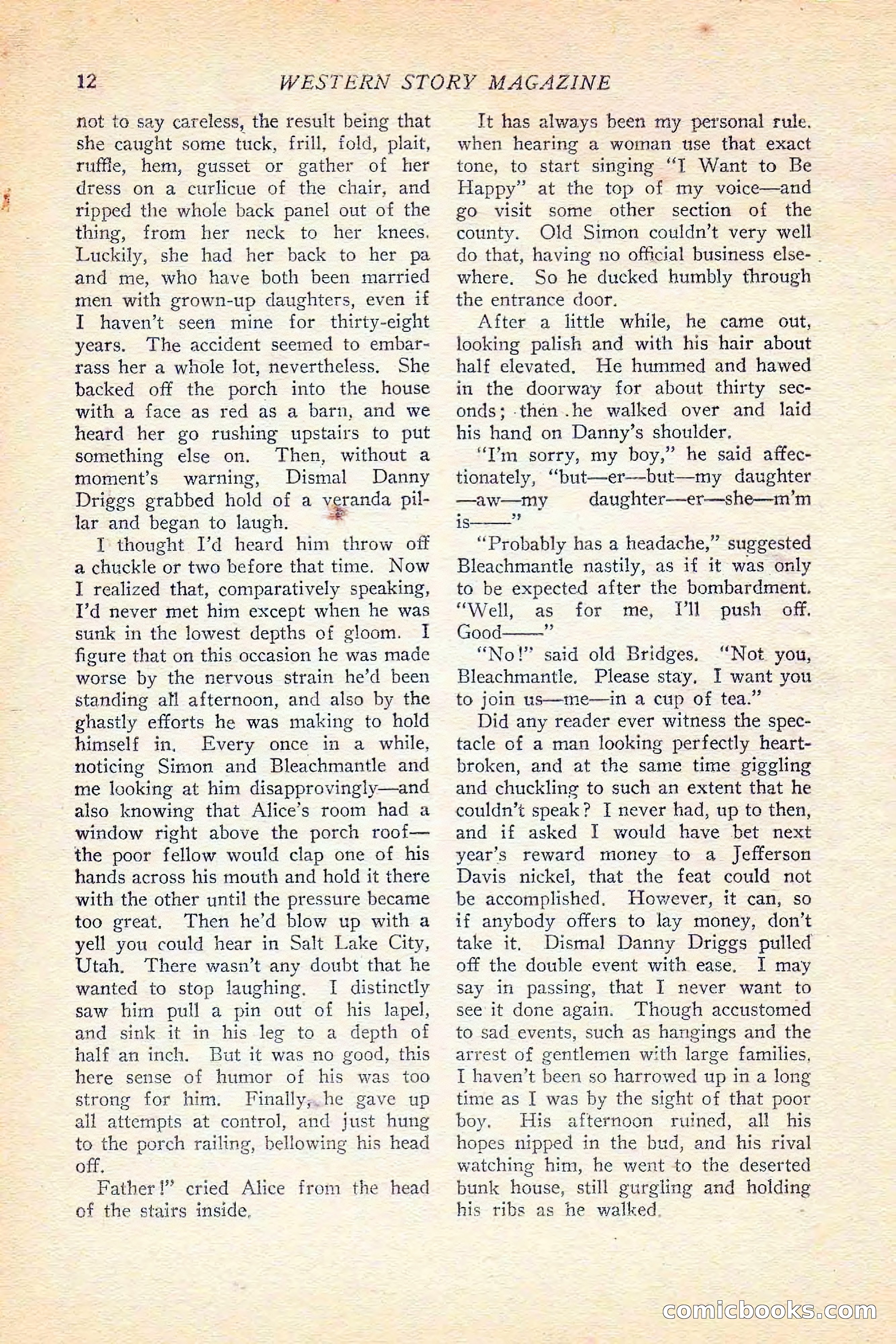 Western Story Magazine, June 5, 1926 — page 30 of 172