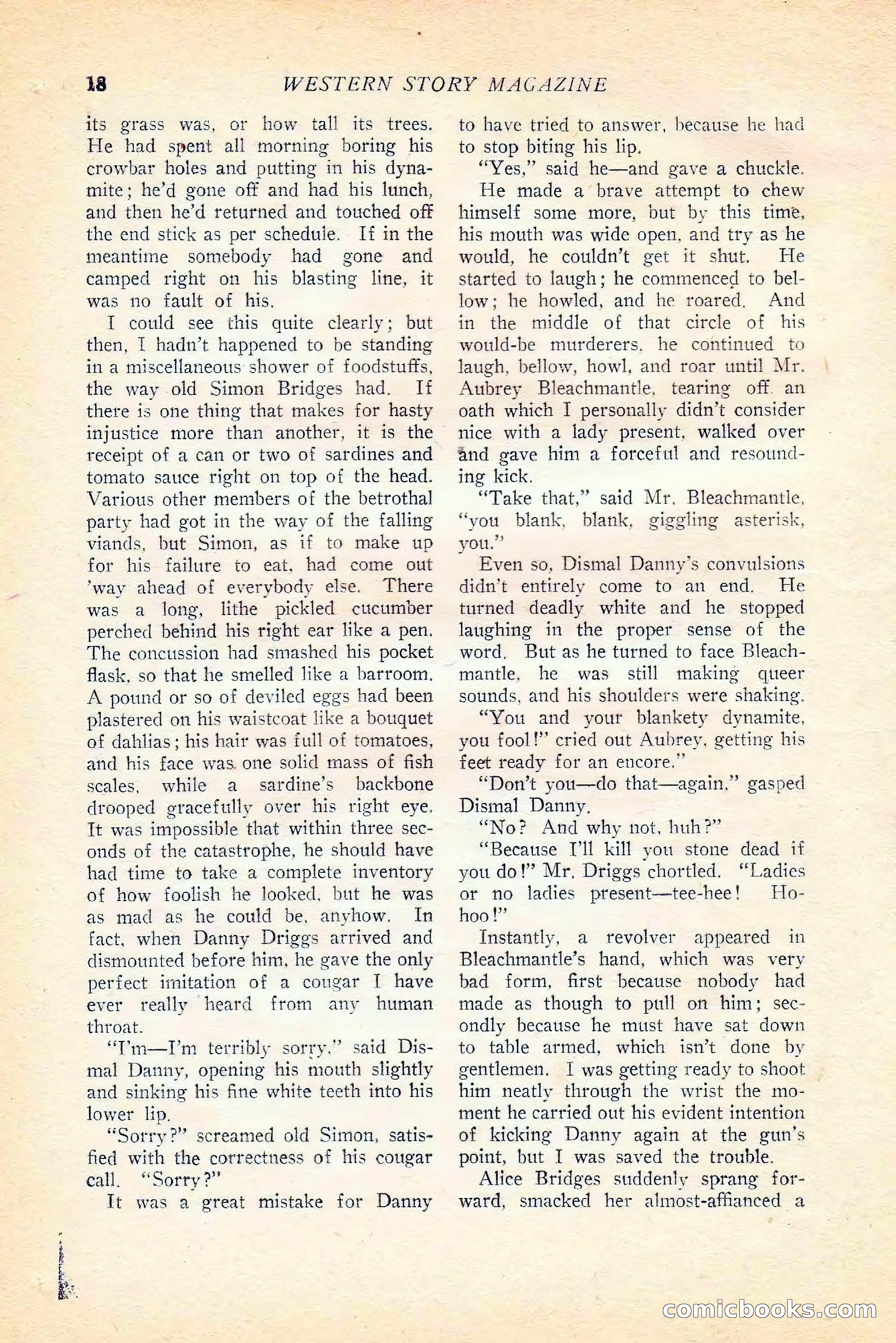Western Story Magazine, June 5, 1926 — page 36 of 172