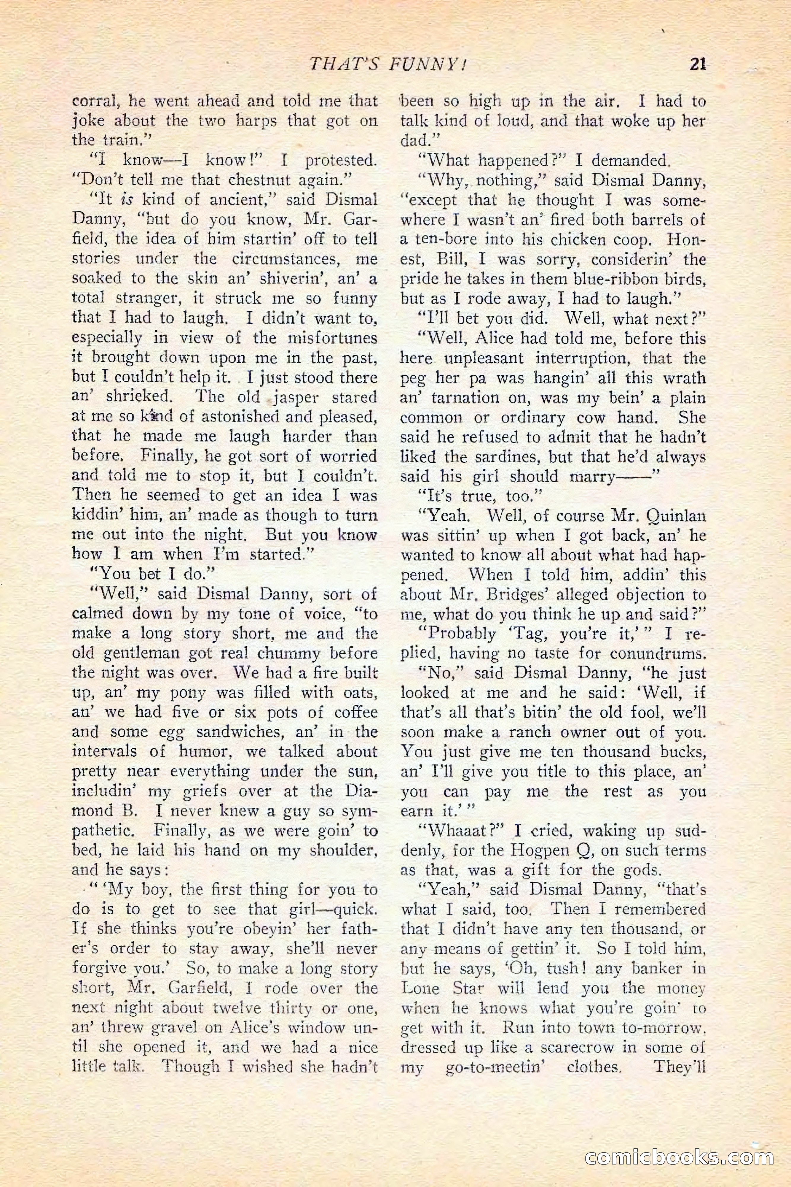 Western Story Magazine, June 5, 1926 — page 39 of 172