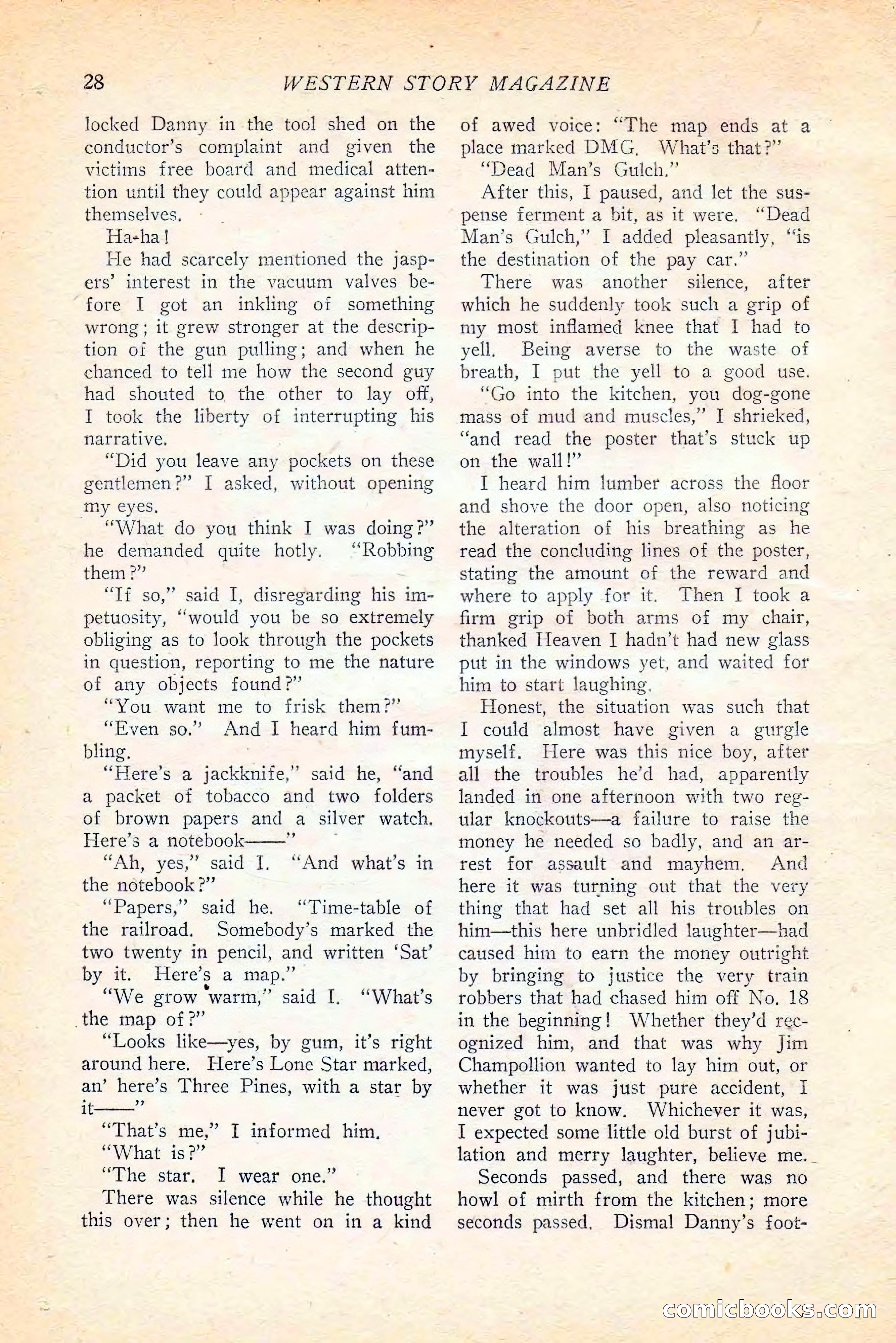 Western Story Magazine, June 5, 1926 — page 46 of 172
