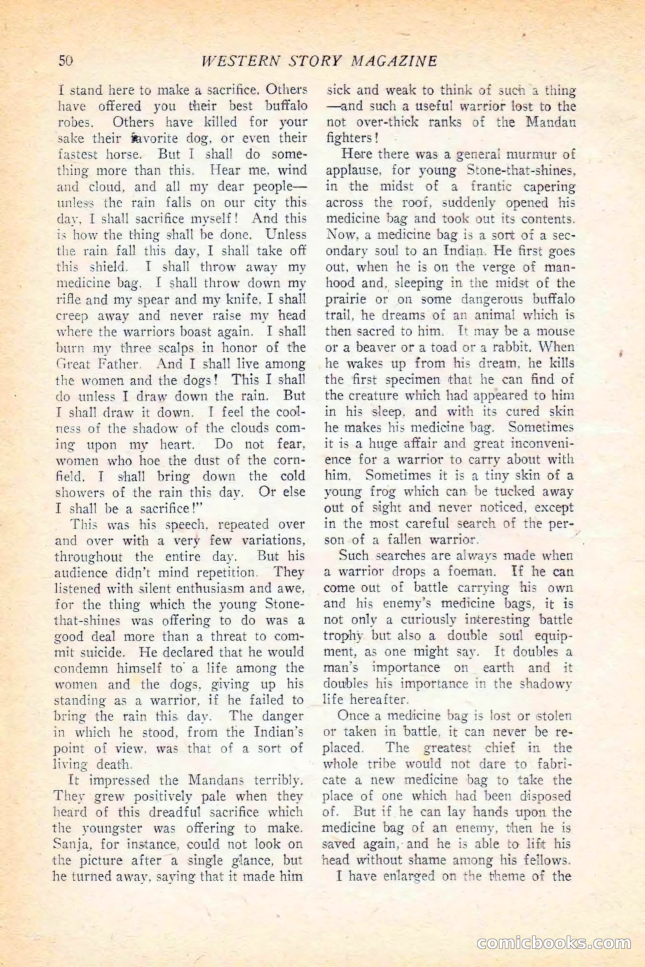 Western Story Magazine, June 5, 1926 — page 68 of 172