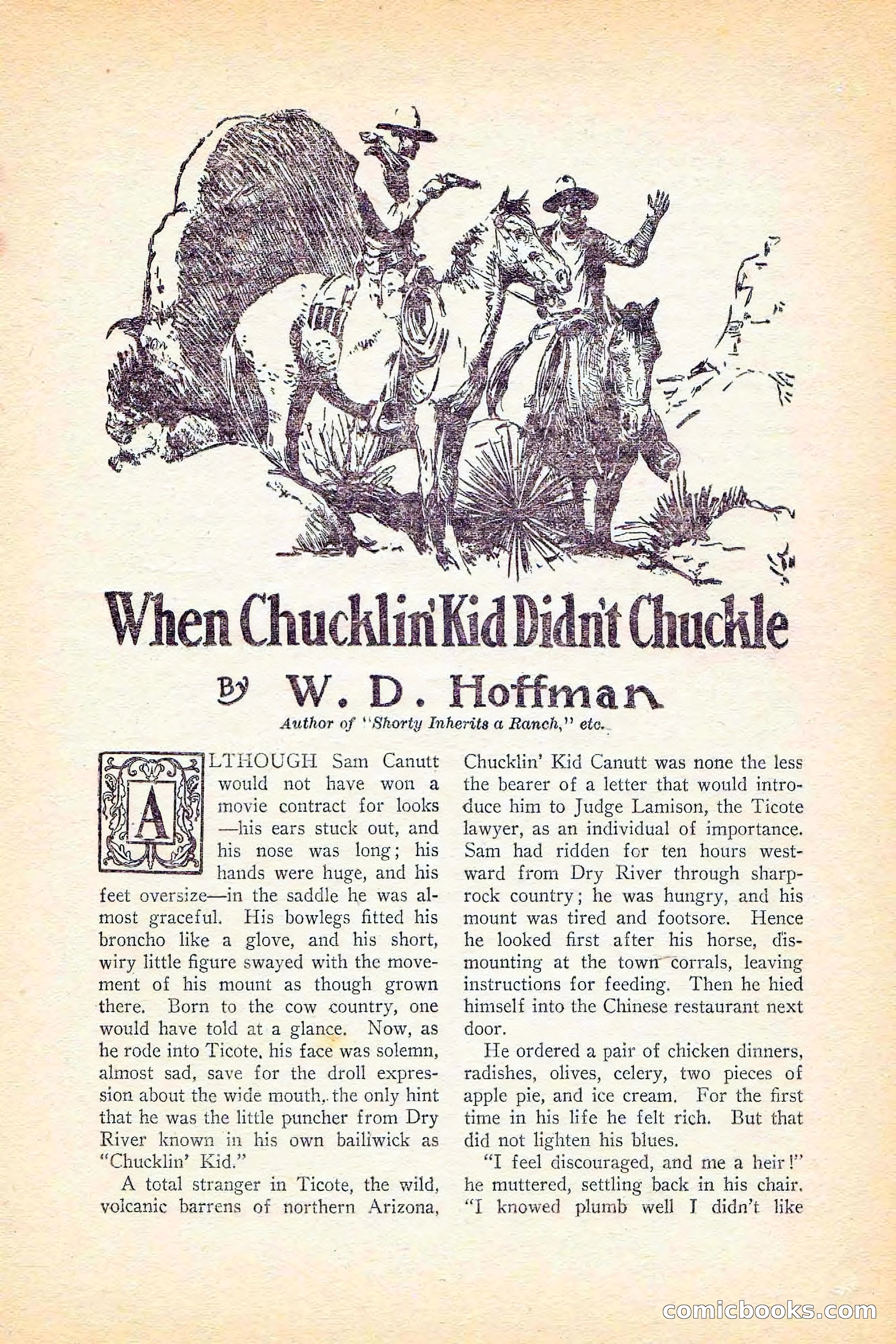 Western Story Magazine, June 5, 1926 — page 71 of 172