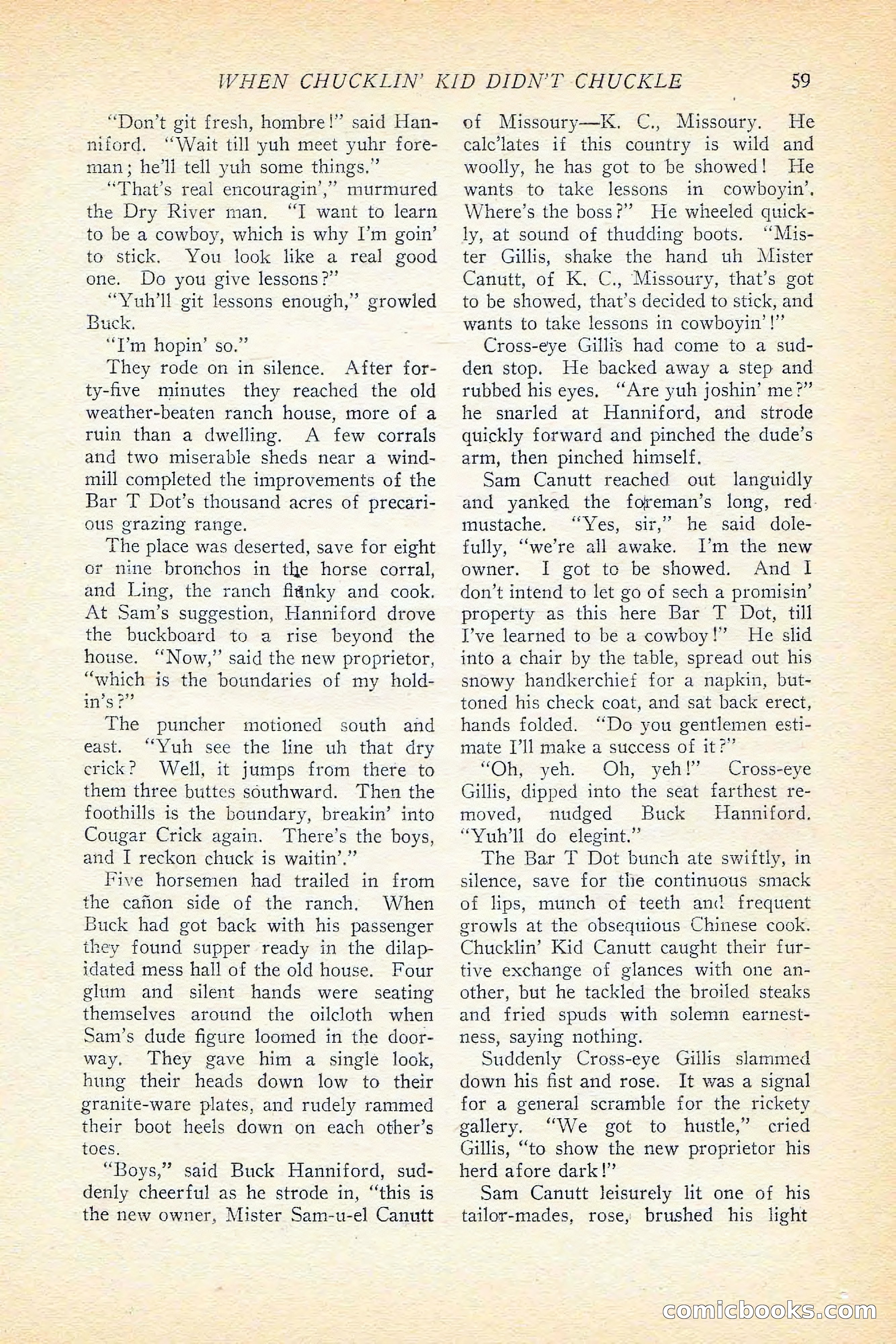 Western Story Magazine, June 5, 1926 — page 77 of 172