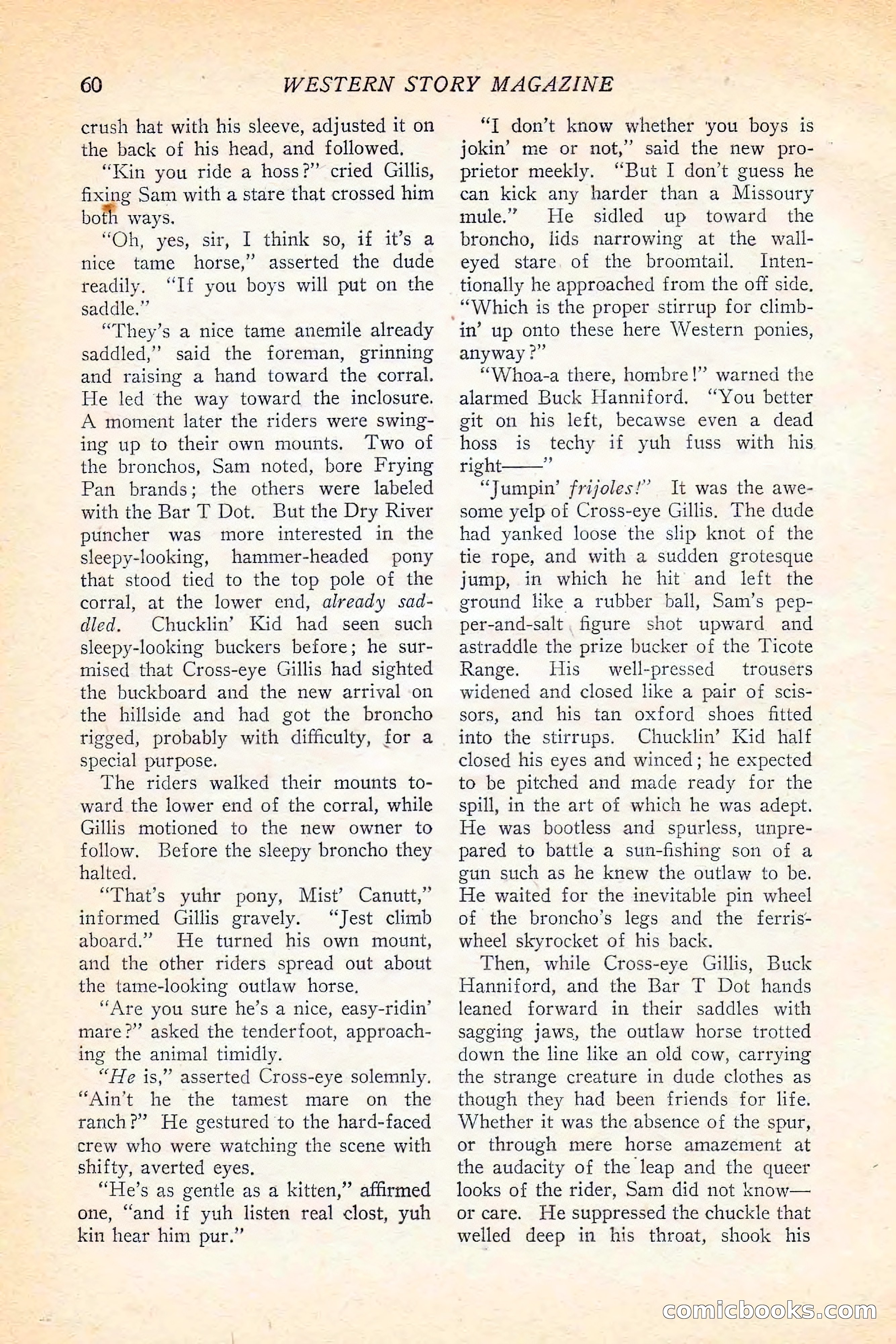 Western Story Magazine, June 5, 1926 — page 78 of 172