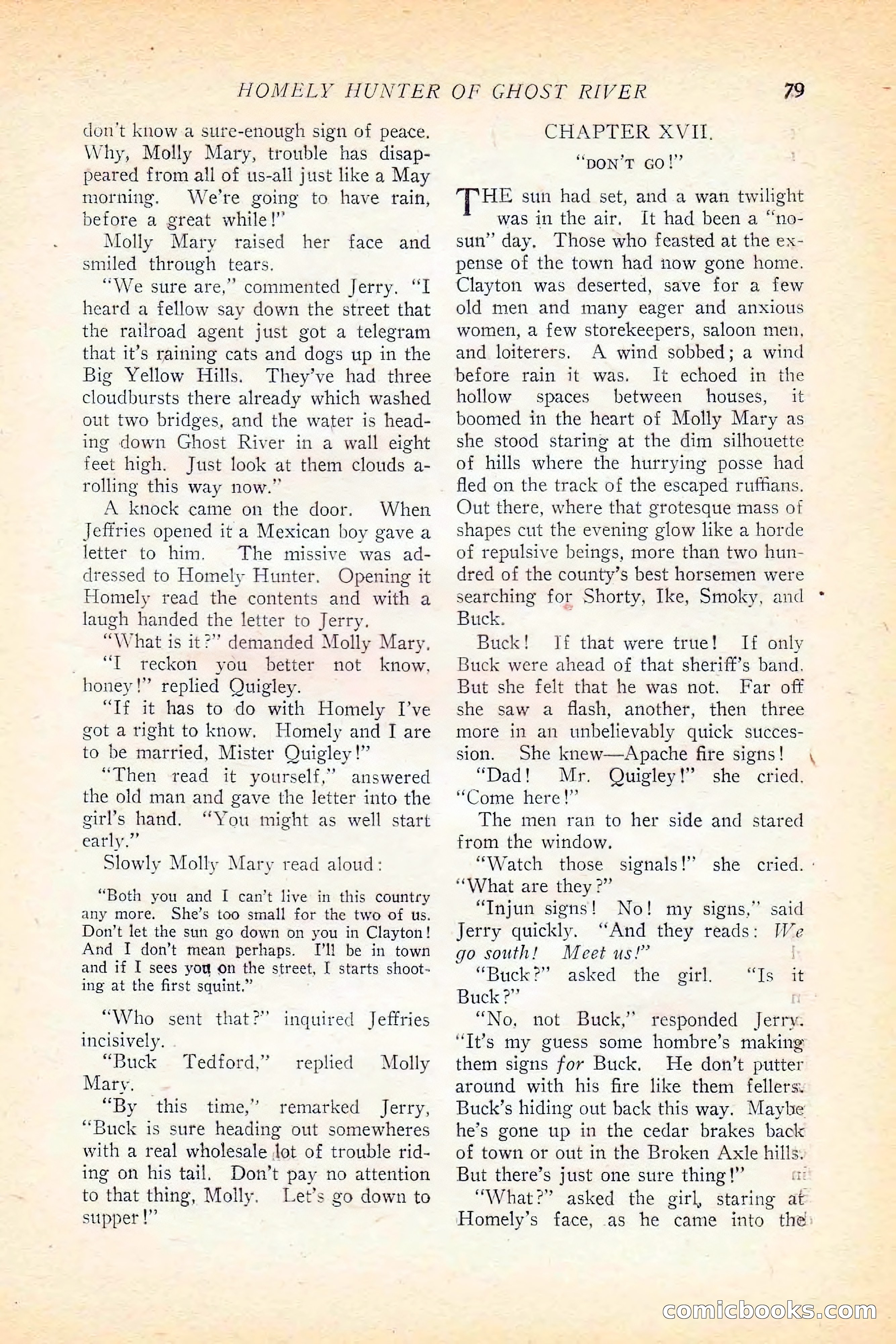 Western Story Magazine, June 5, 1926 — page 97 of 172