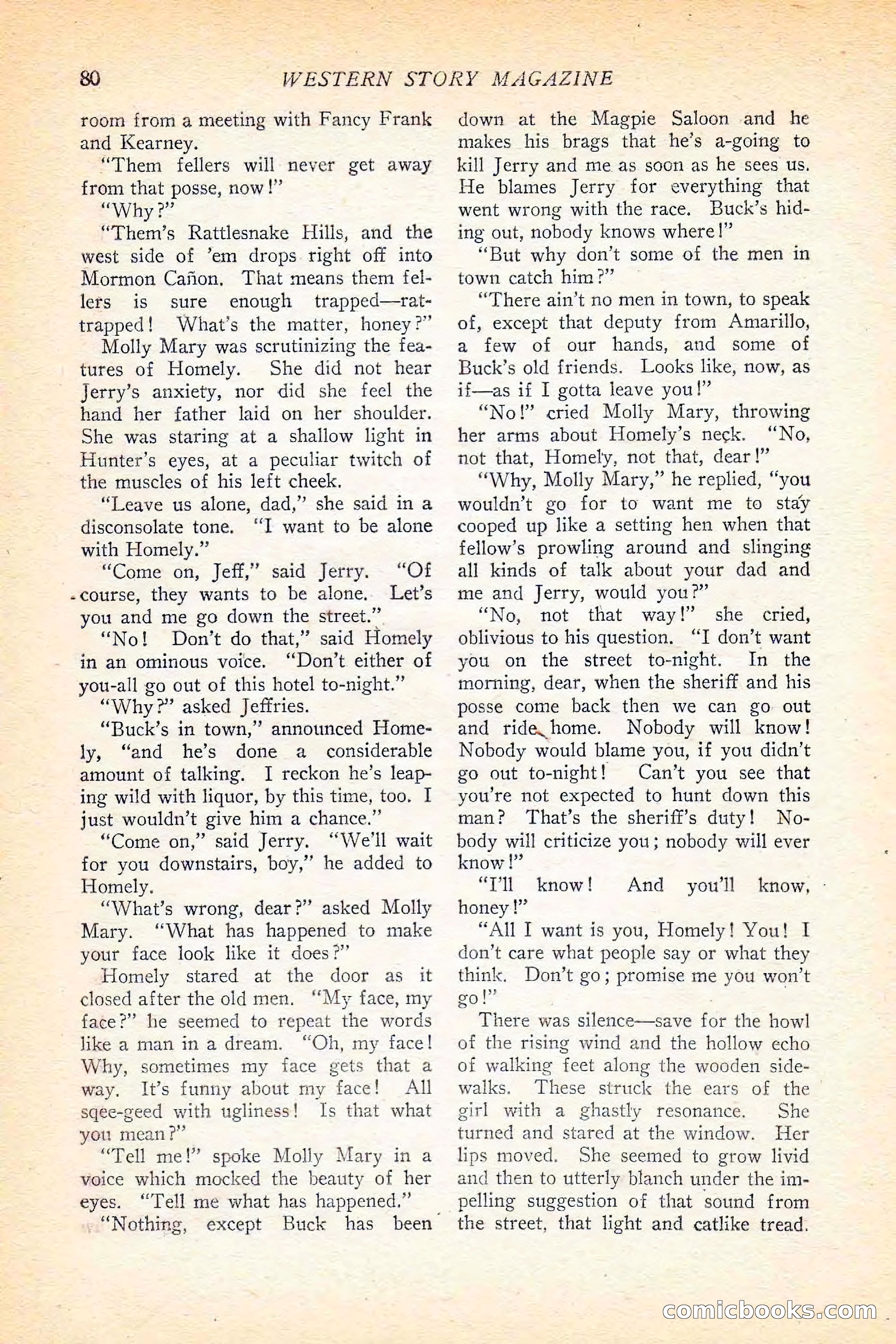 Western Story Magazine, June 5, 1926 — page 98 of 172