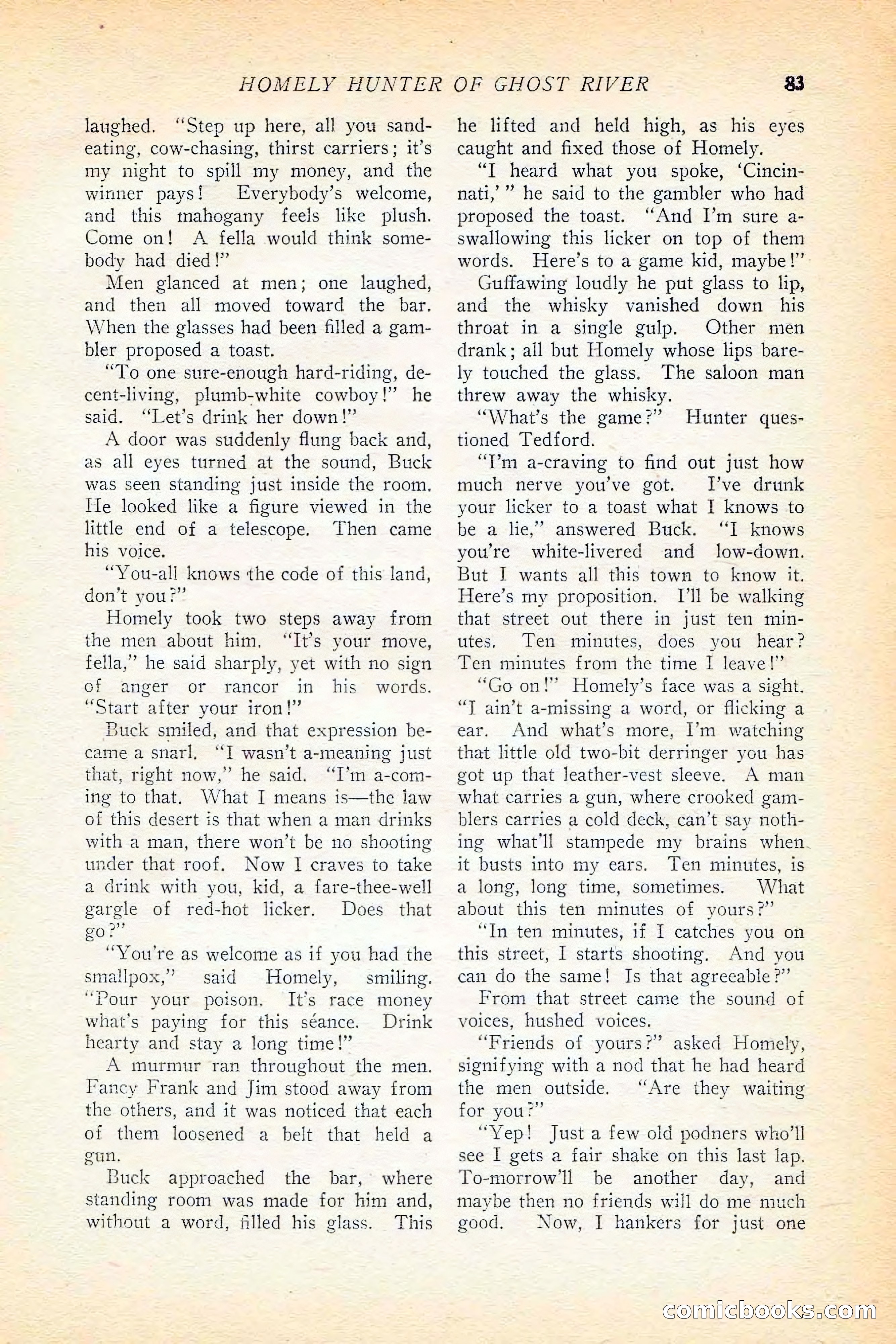 Western Story Magazine, June 5, 1926 — page 101 of 172