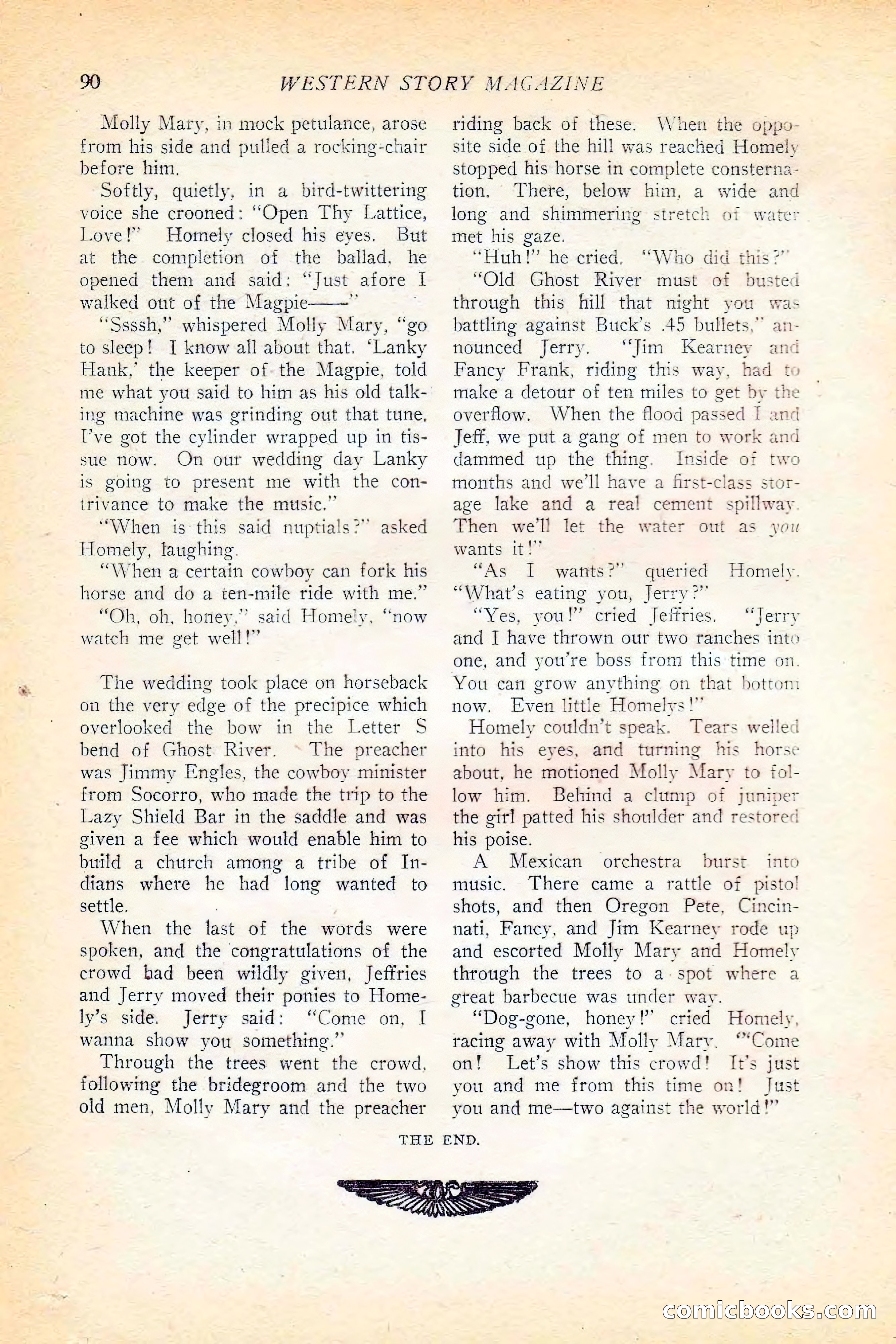 Western Story Magazine, June 5, 1926 — page 108 of 172