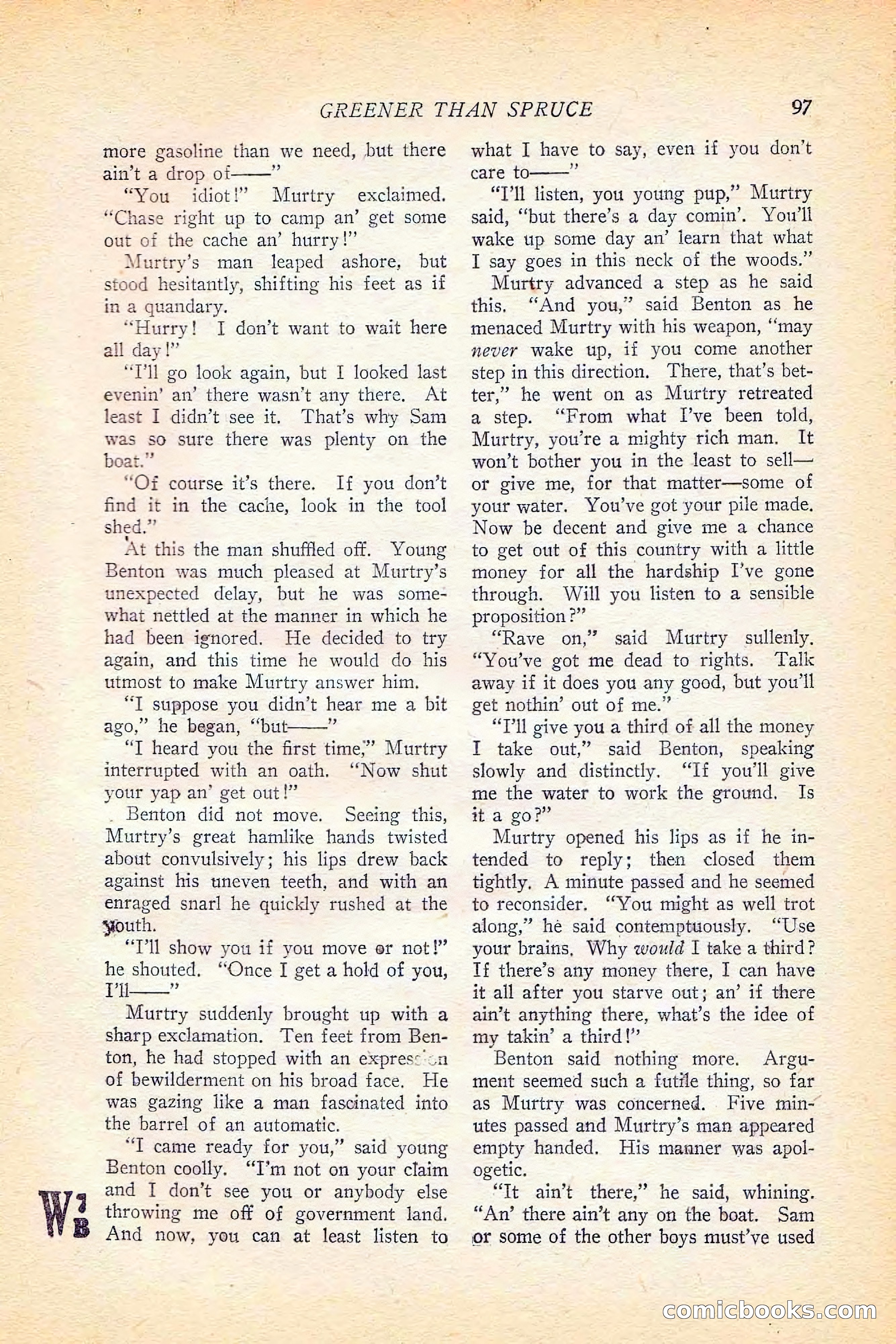 Western Story Magazine, June 5, 1926 — page 115 of 172
