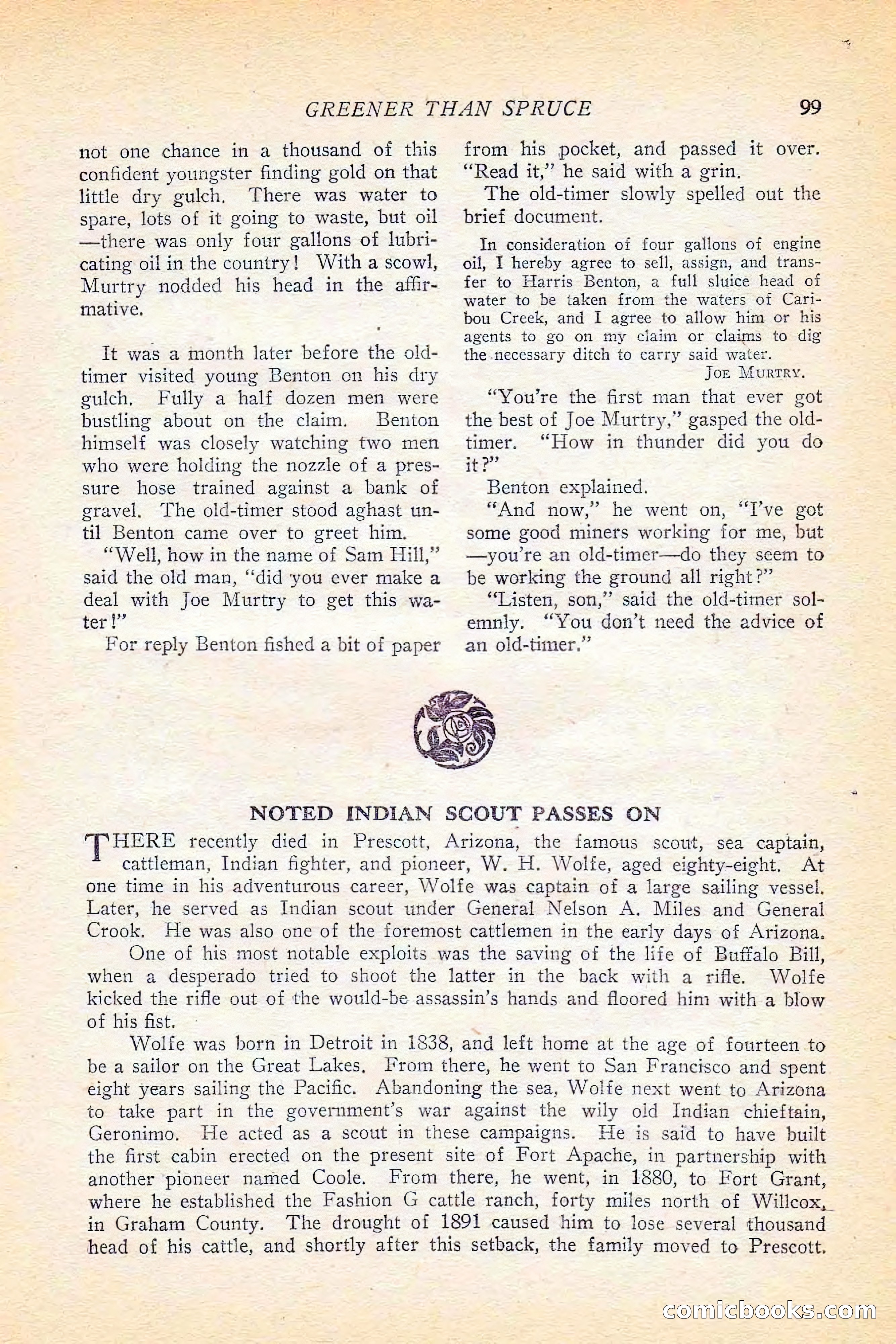 Western Story Magazine, June 5, 1926 — page 117 of 172