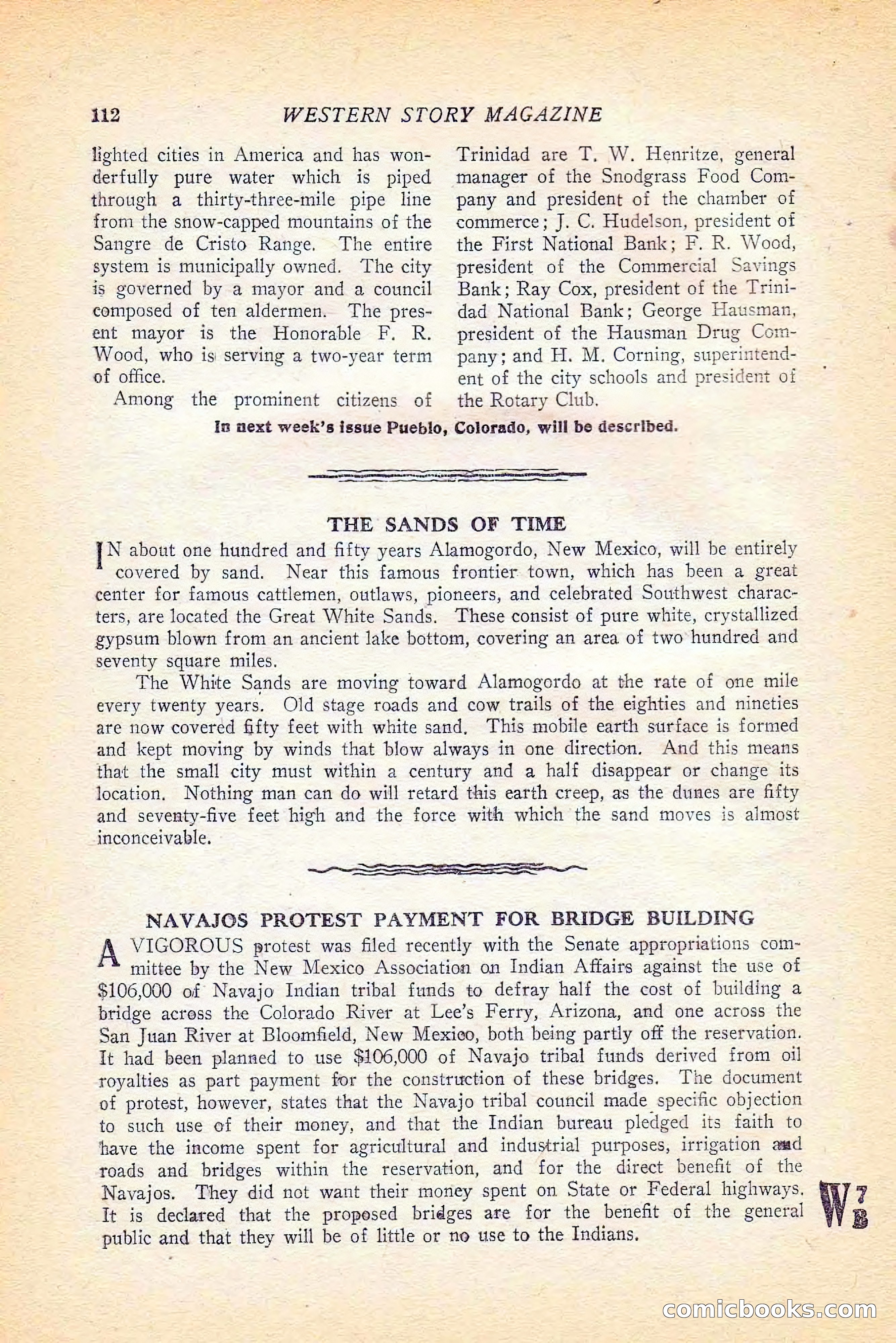 Western Story Magazine, June 5, 1926 — page 130 of 172