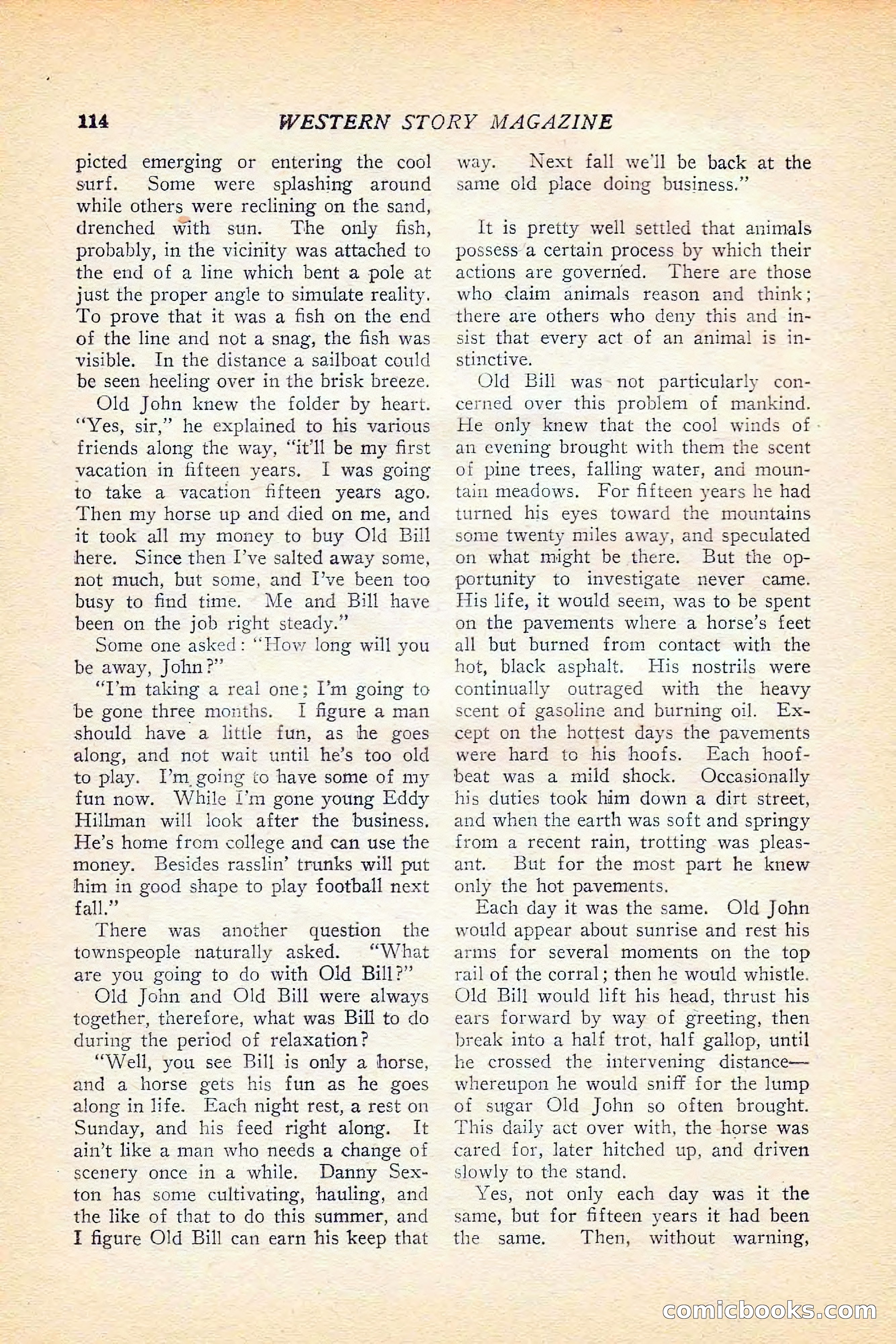 Western Story Magazine, June 5, 1926 — page 132 of 172