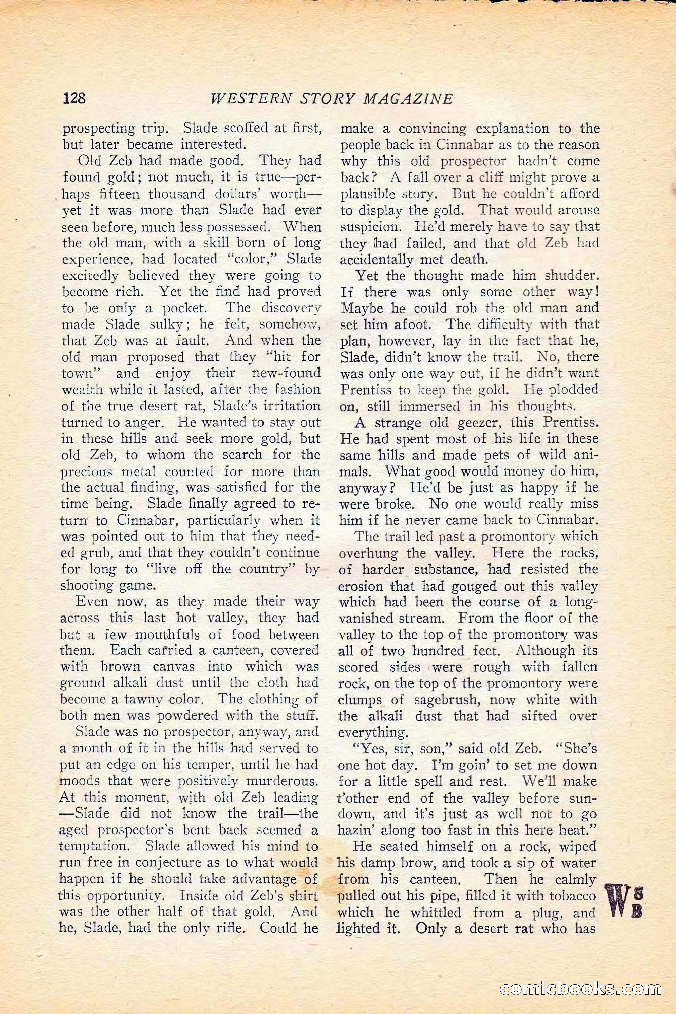 Western Story Magazine, June 5, 1926 — page 146 of 172
