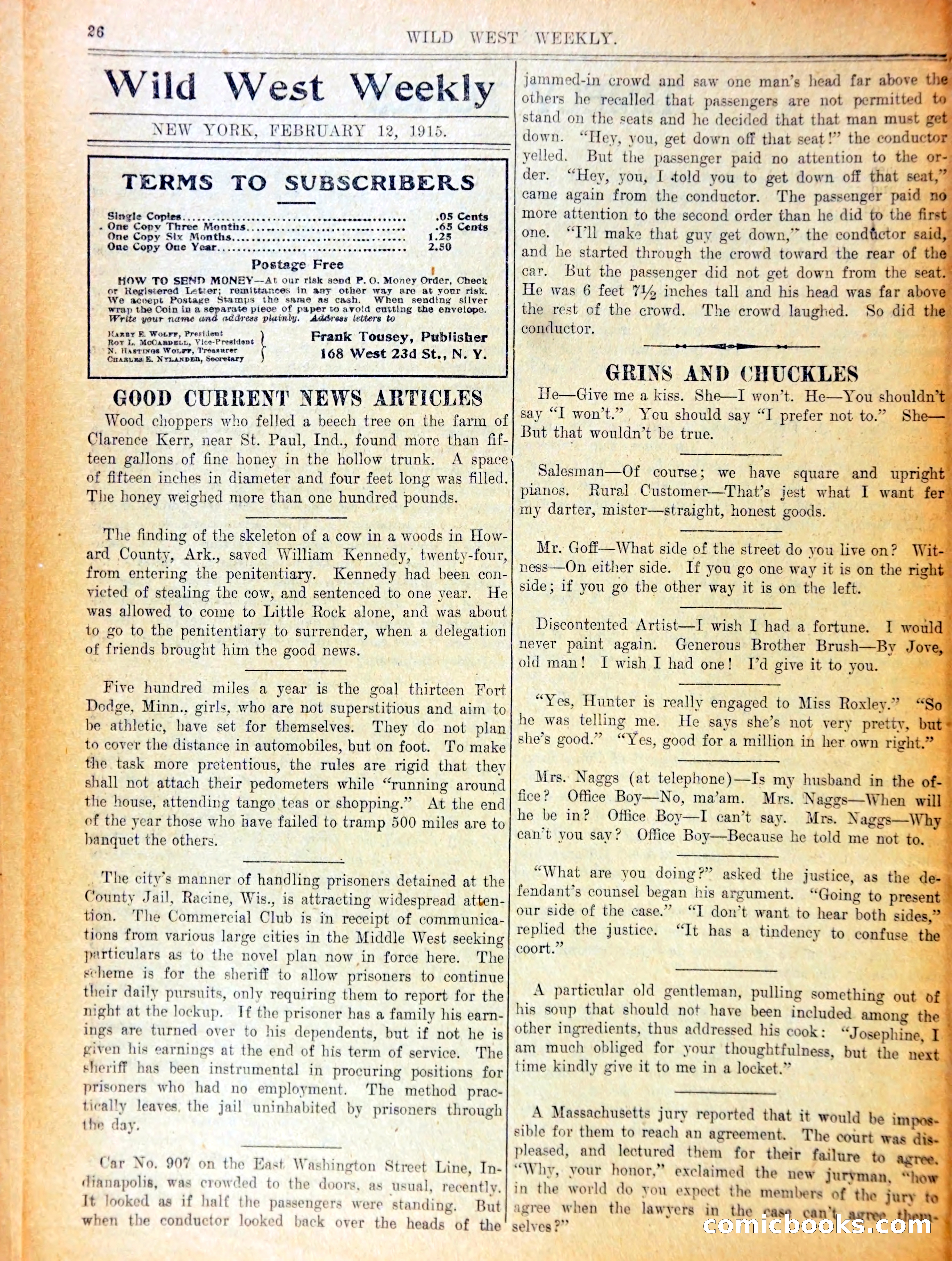 Wild West Weekly No. 643 — page 29 of 37