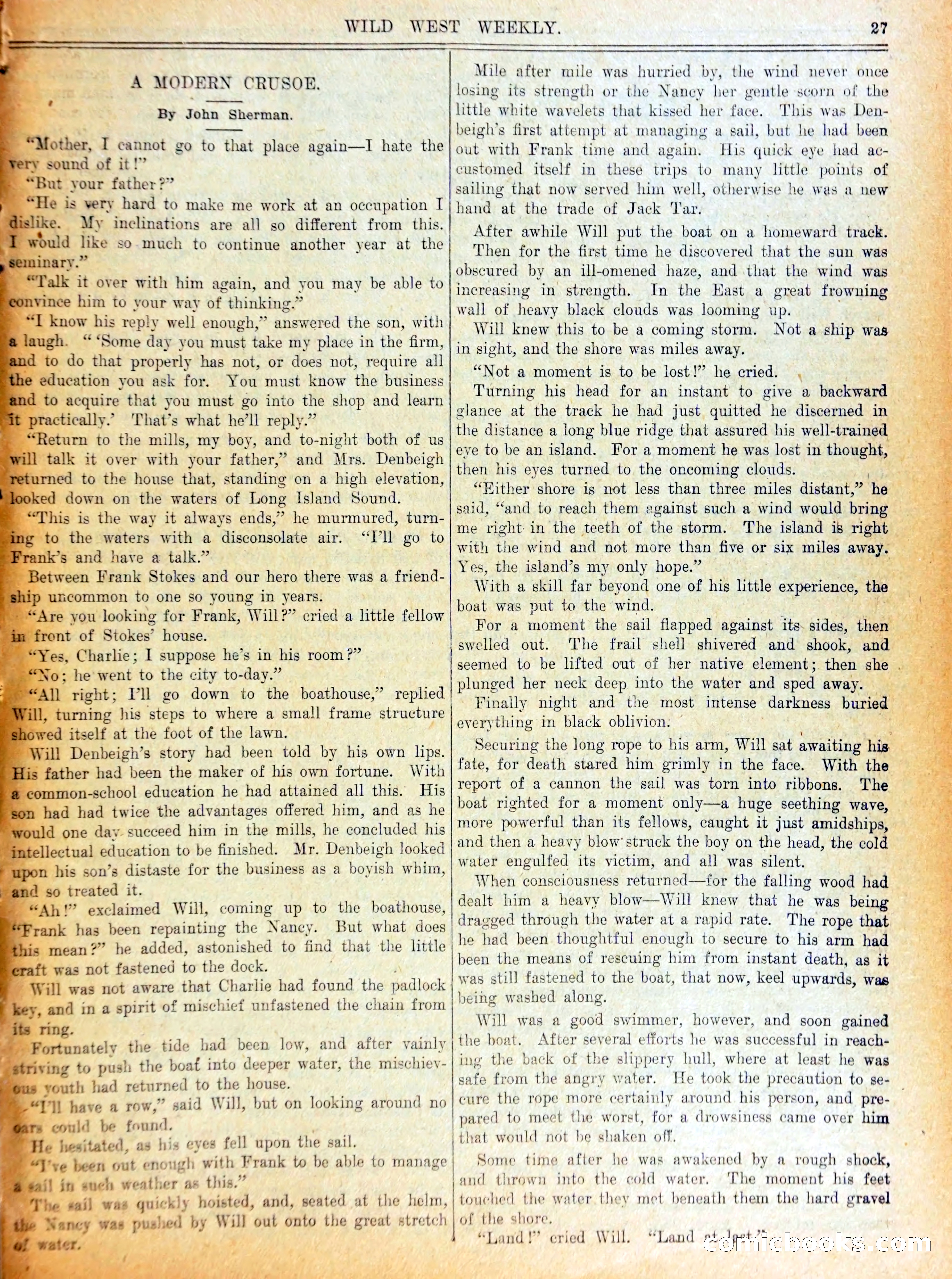 Wild West Weekly No. 643 — page 30 of 37