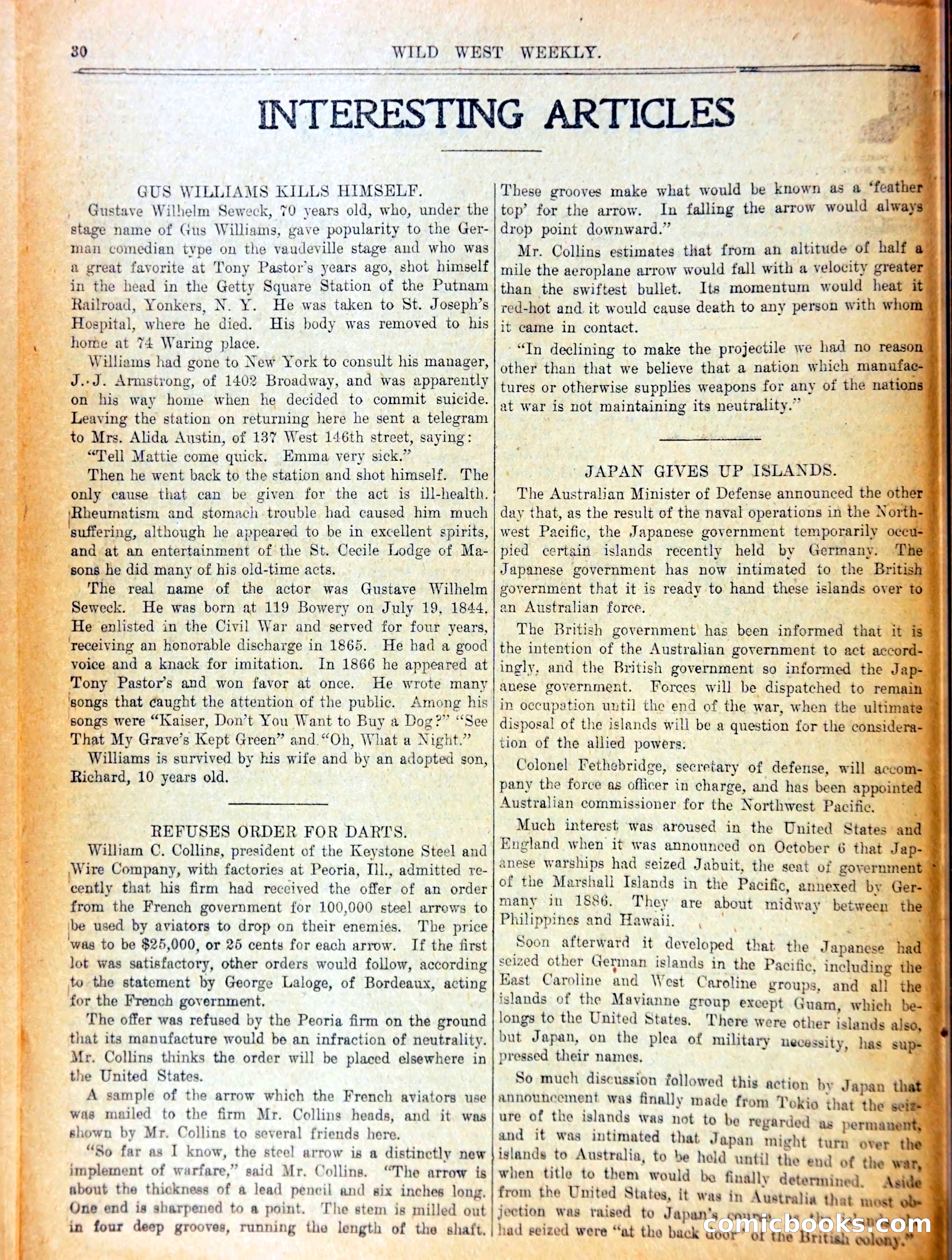 Wild West Weekly No. 643 — page 33 of 37
