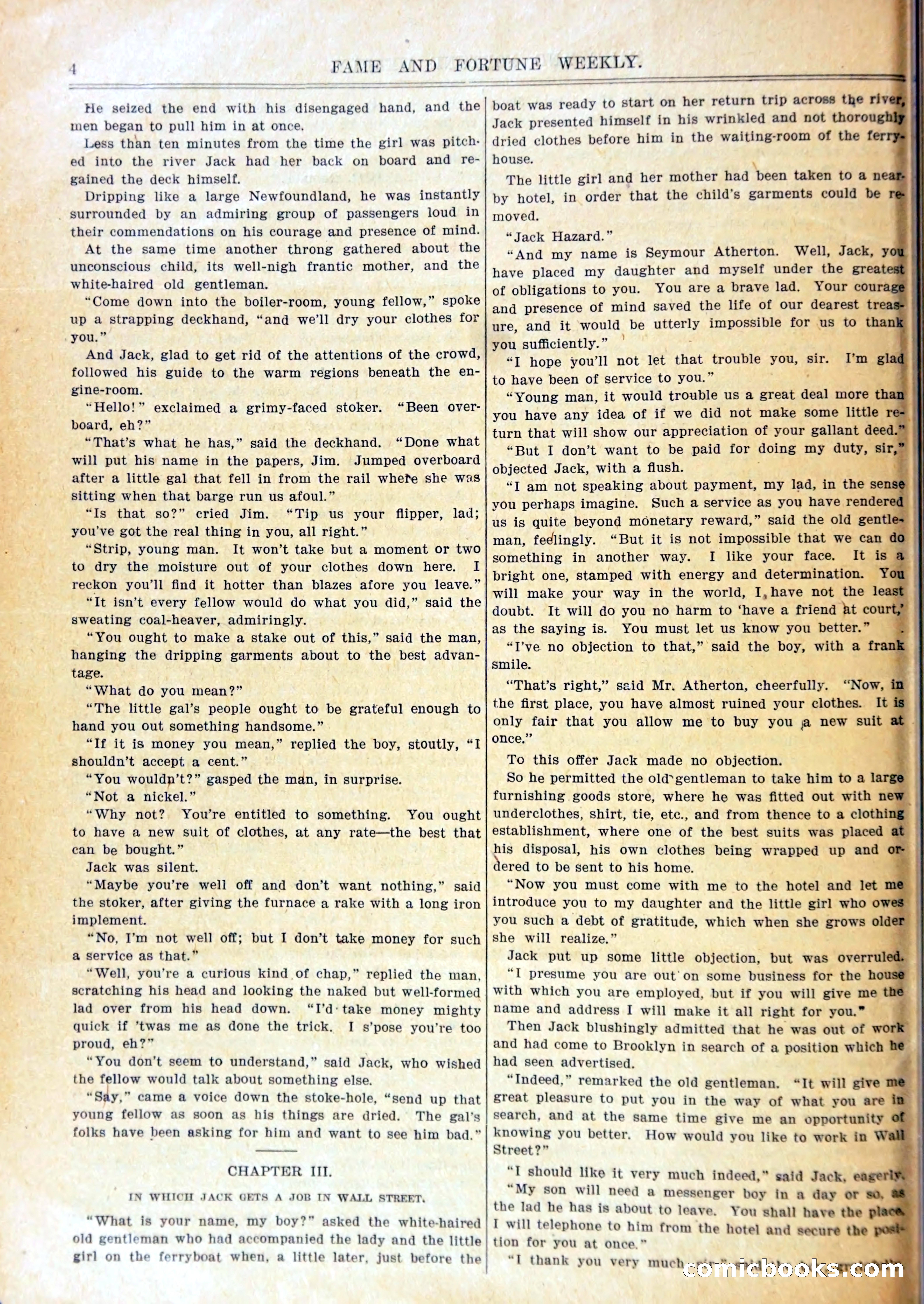 Young Wild West Weekly: Among the Blackfeet — page 7 of 37