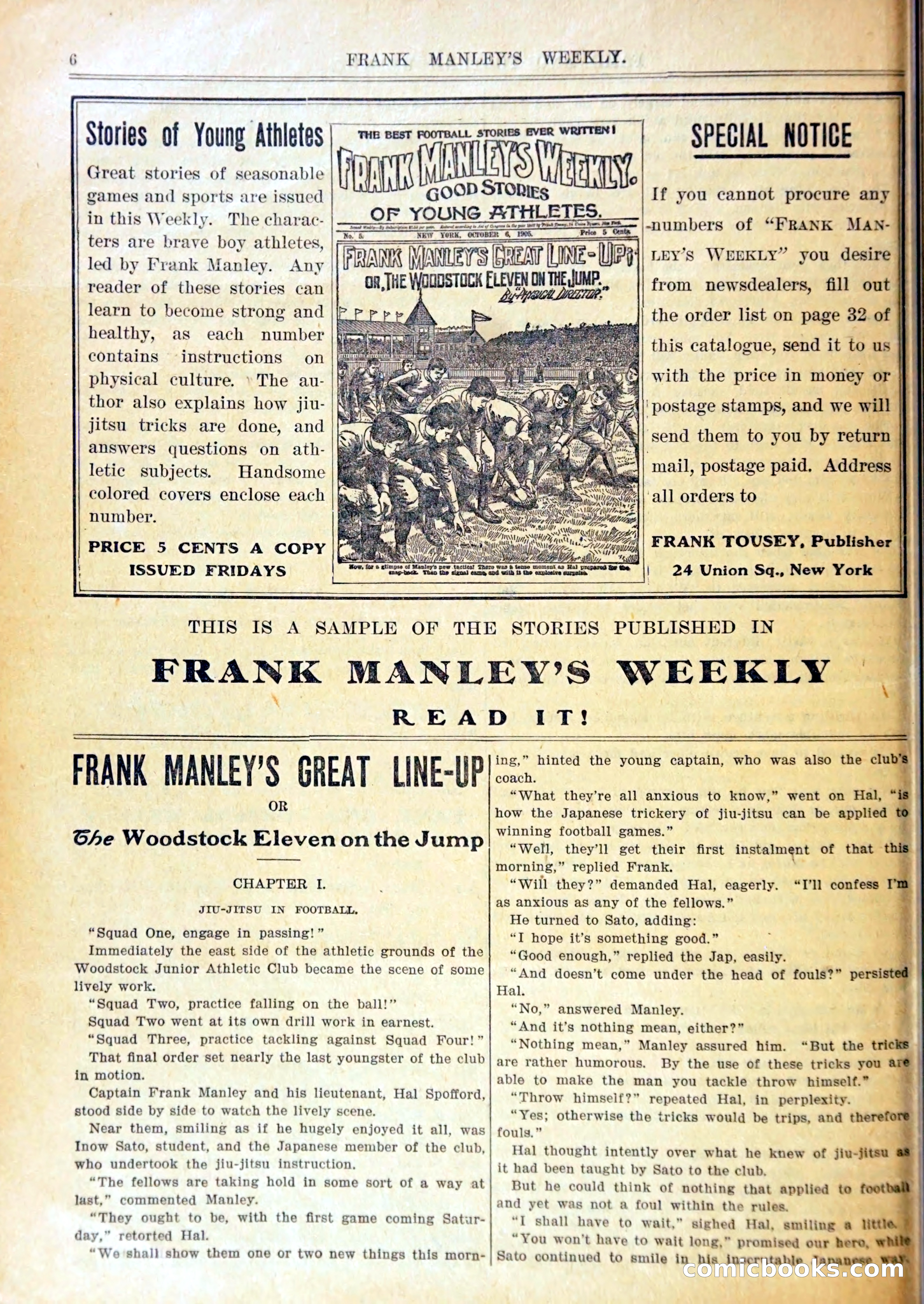 Young Wild West Weekly: Among the Blackfeet — page 9 of 37