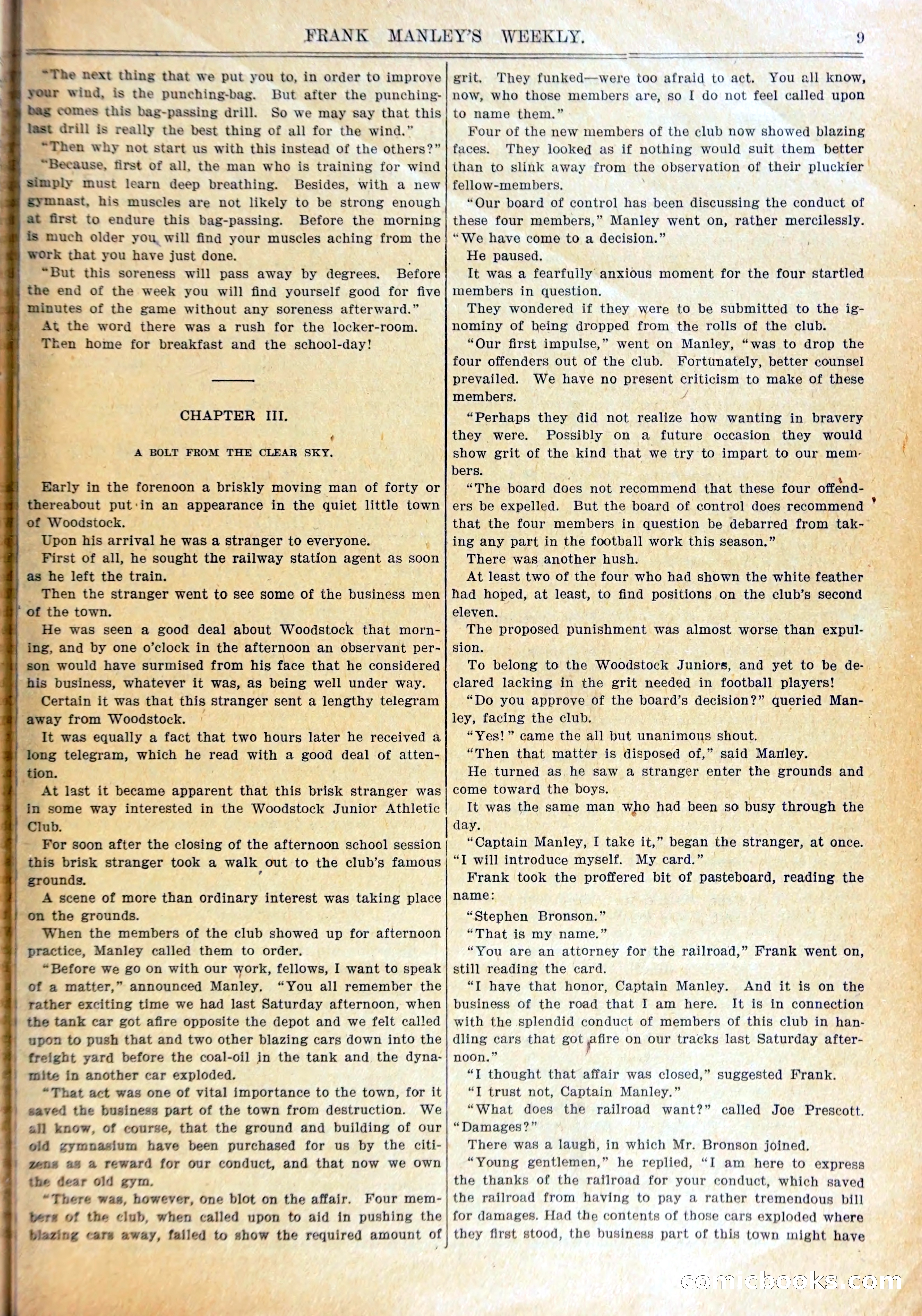 Young Wild West Weekly: Among the Blackfeet — page 12 of 37