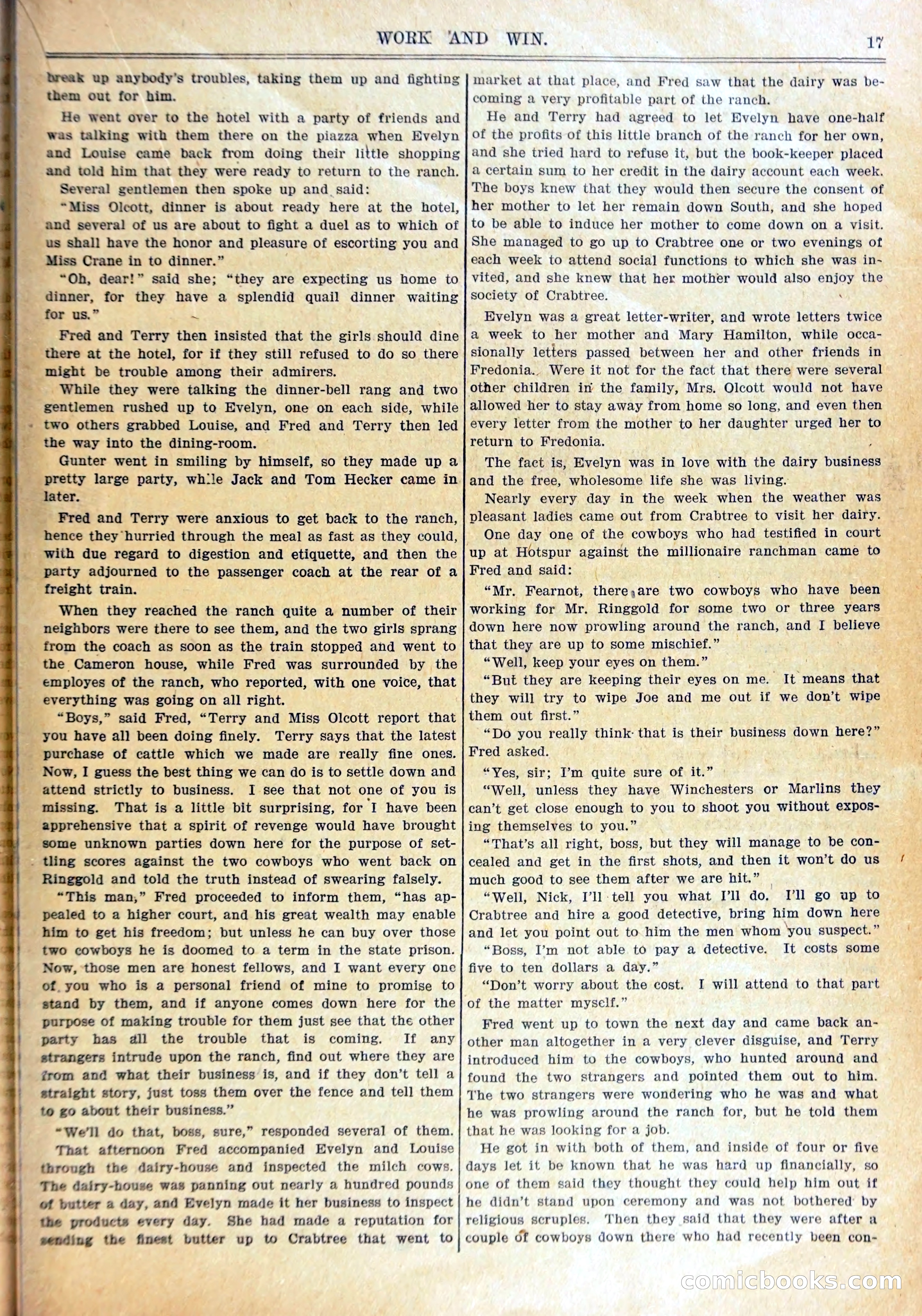 Young Wild West Weekly: Among the Blackfeet — page 20 of 37