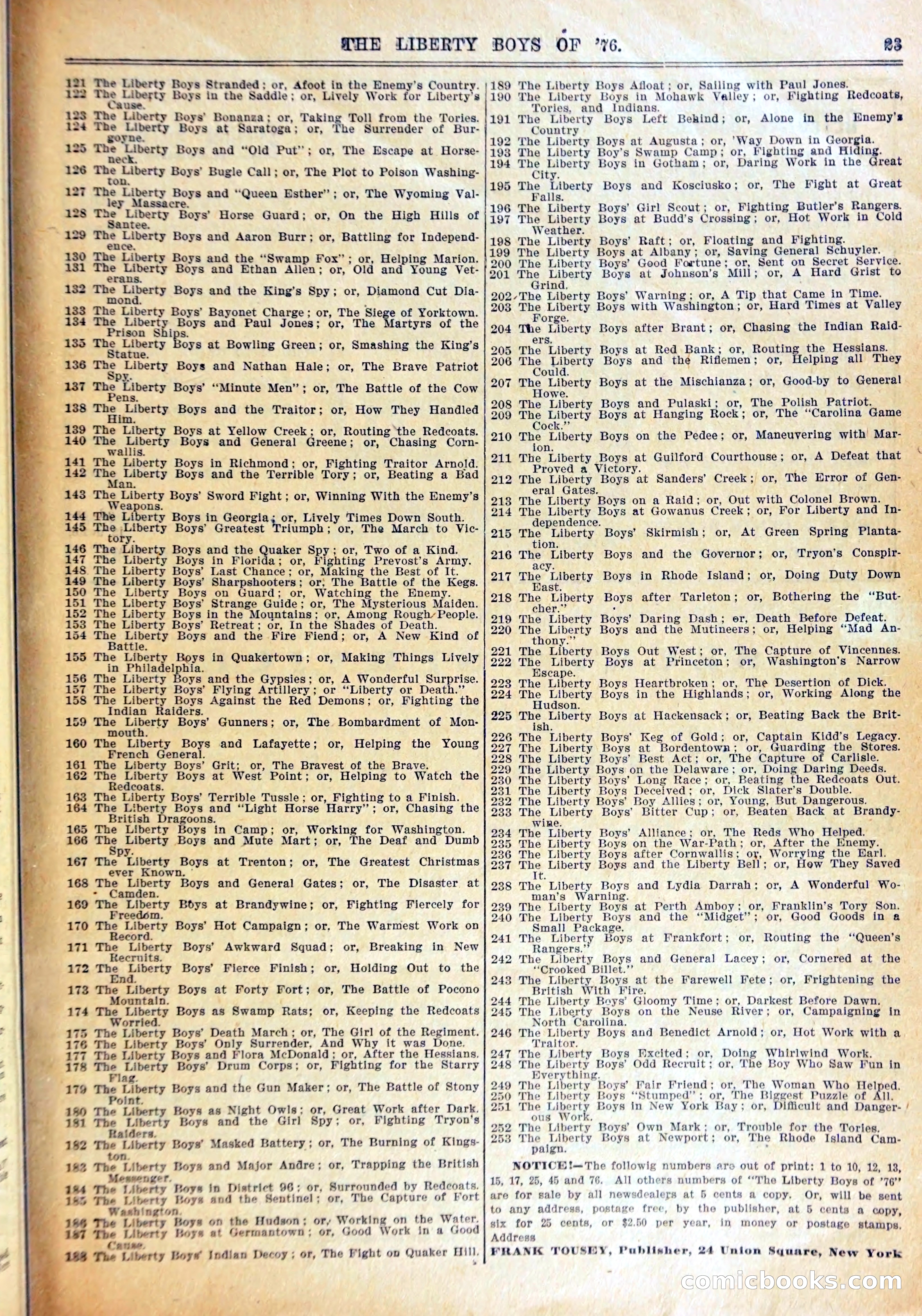 Young Wild West Weekly: Among the Blackfeet — page 26 of 37