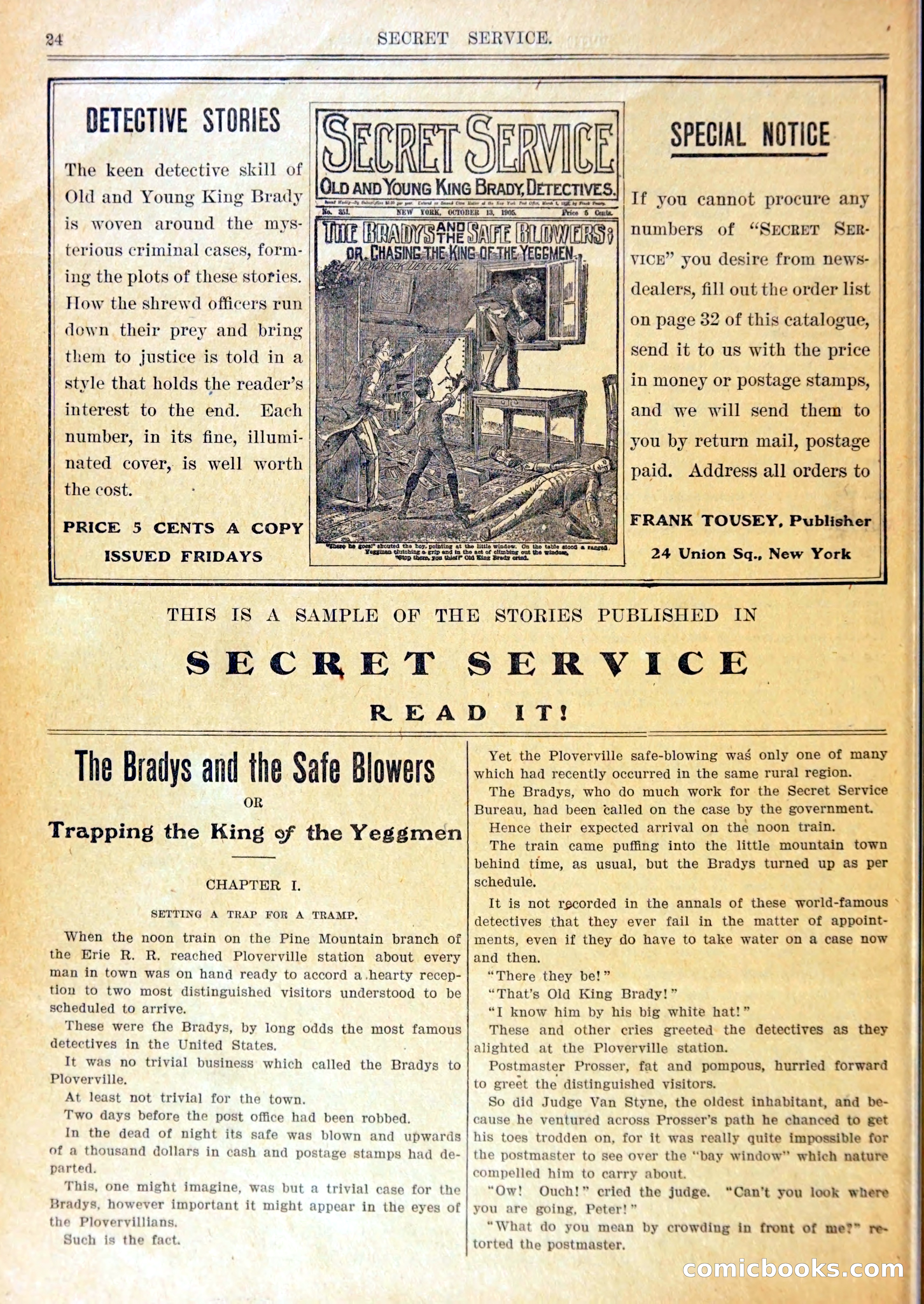 Young Wild West Weekly: Among the Blackfeet — page 27 of 37