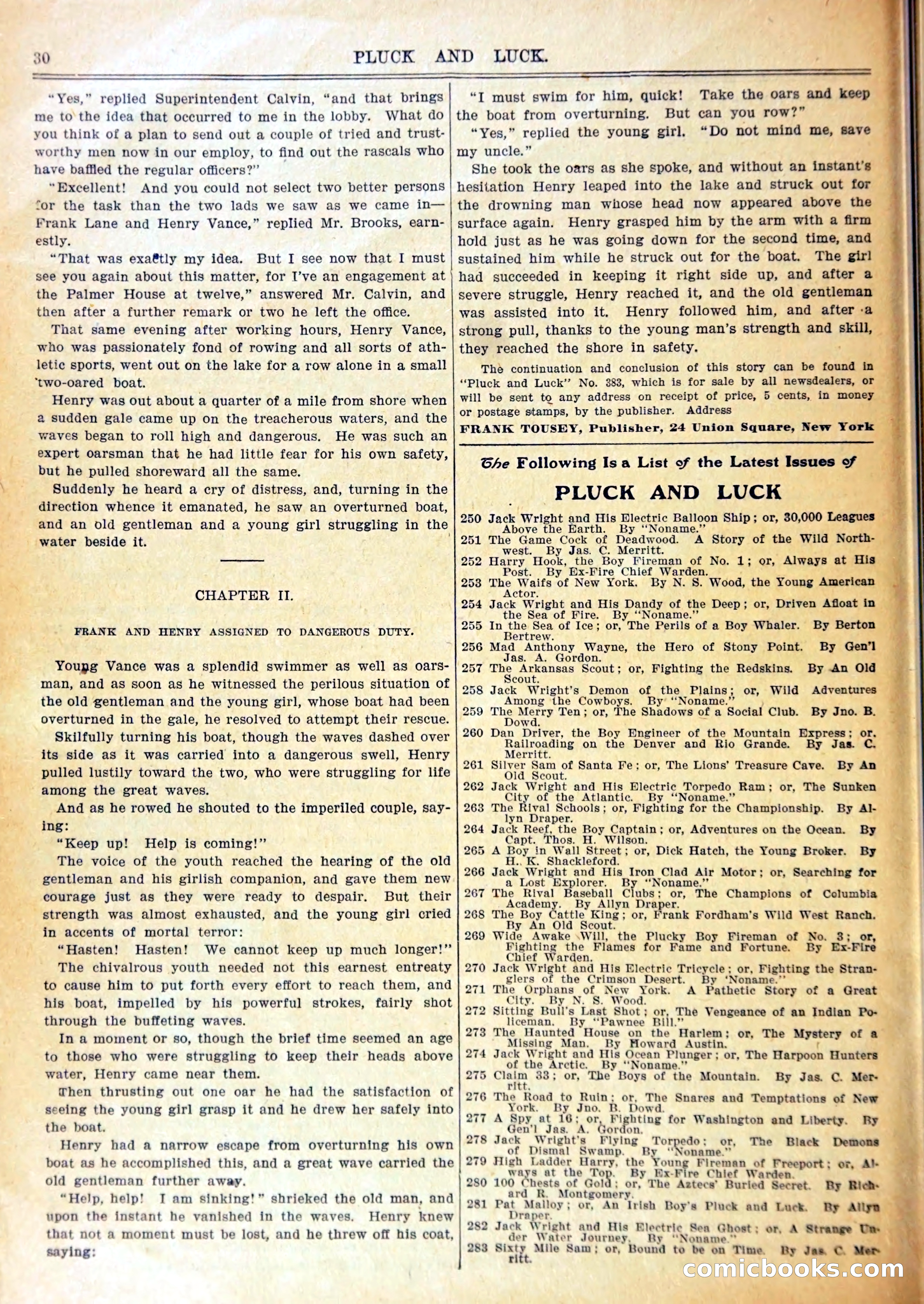 Young Wild West Weekly: Among the Blackfeet — page 33 of 37