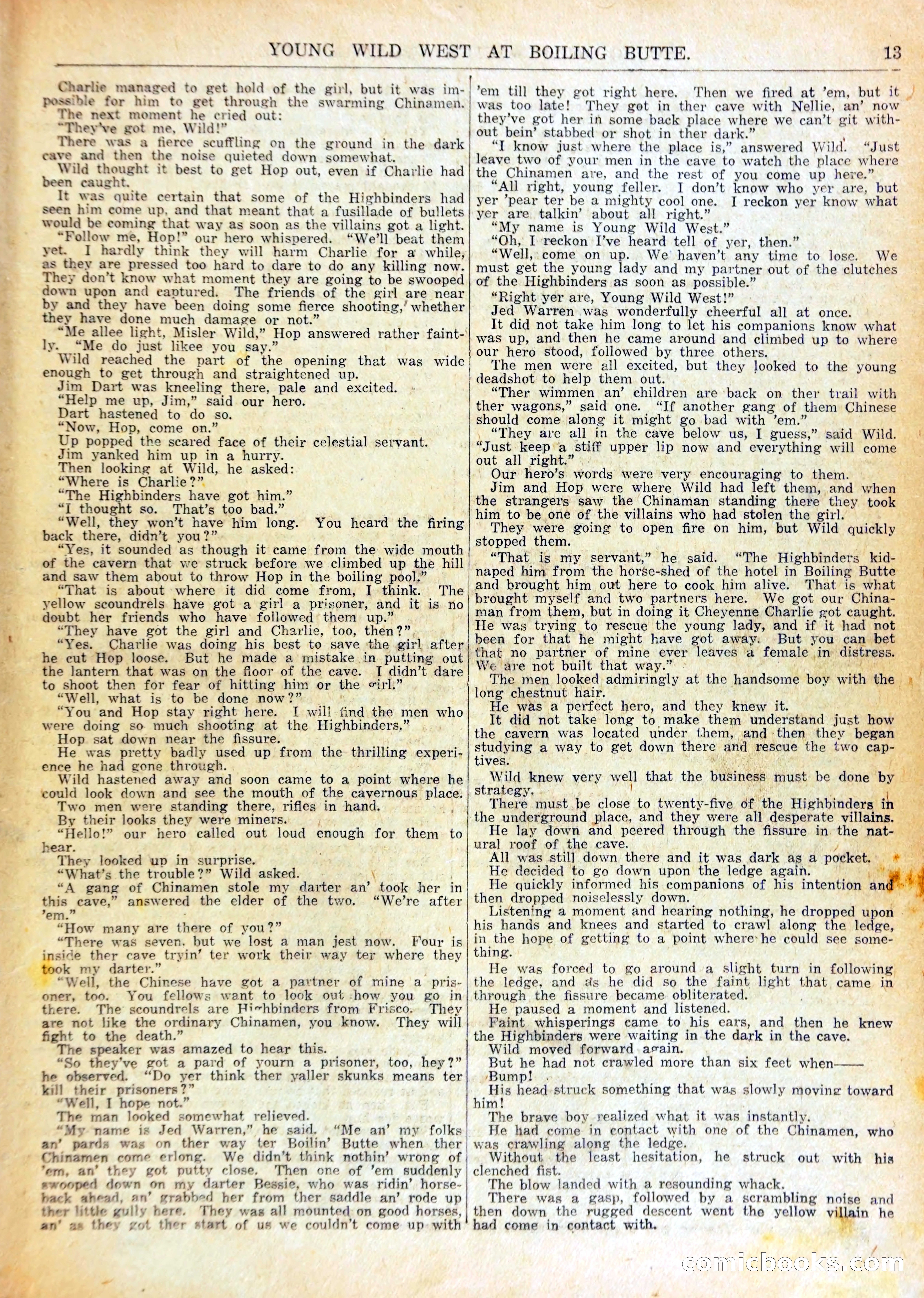 Wild West Weekly, No. 504 — page 16 of 37