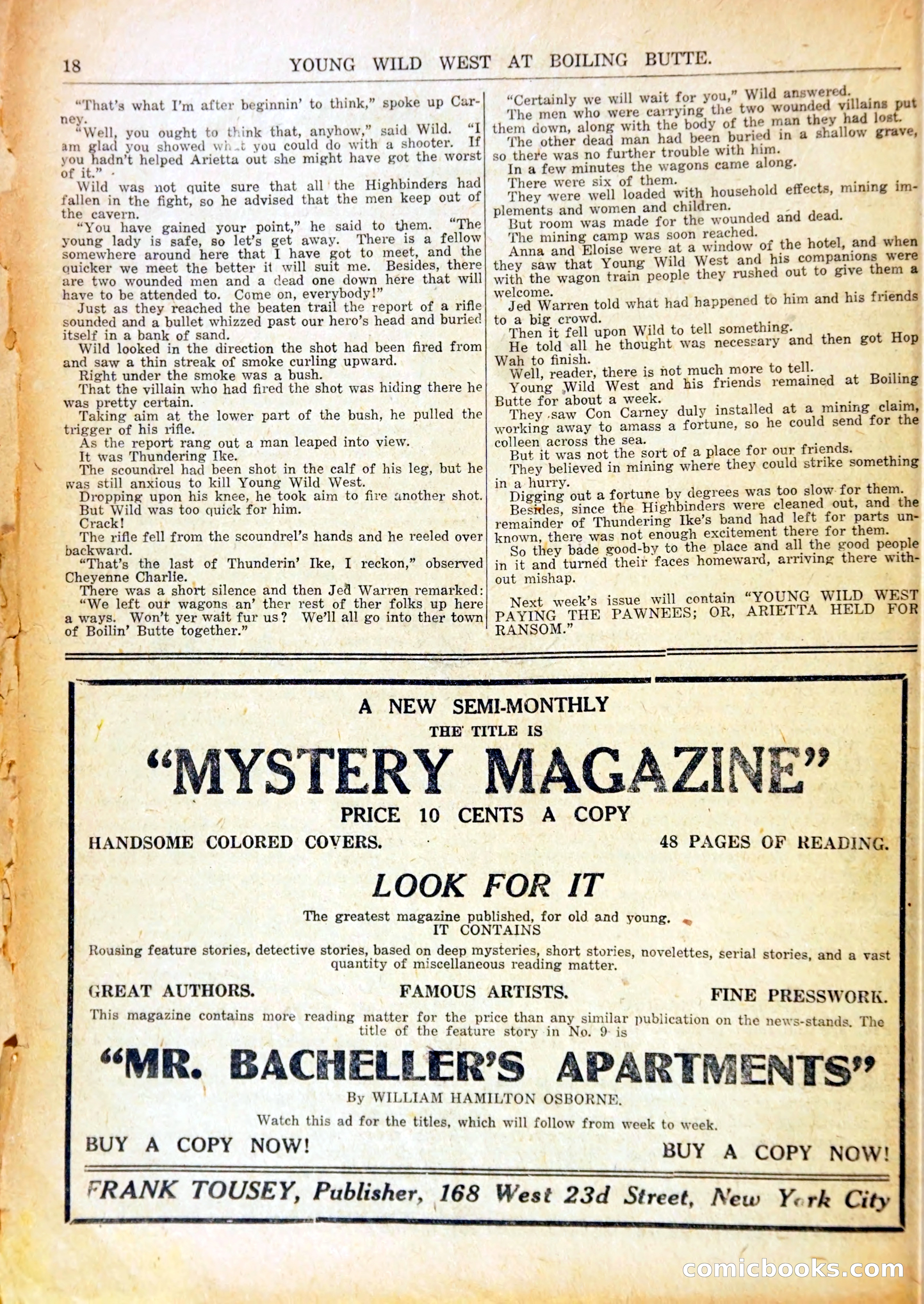Wild West Weekly, No. 504 — page 21 of 37