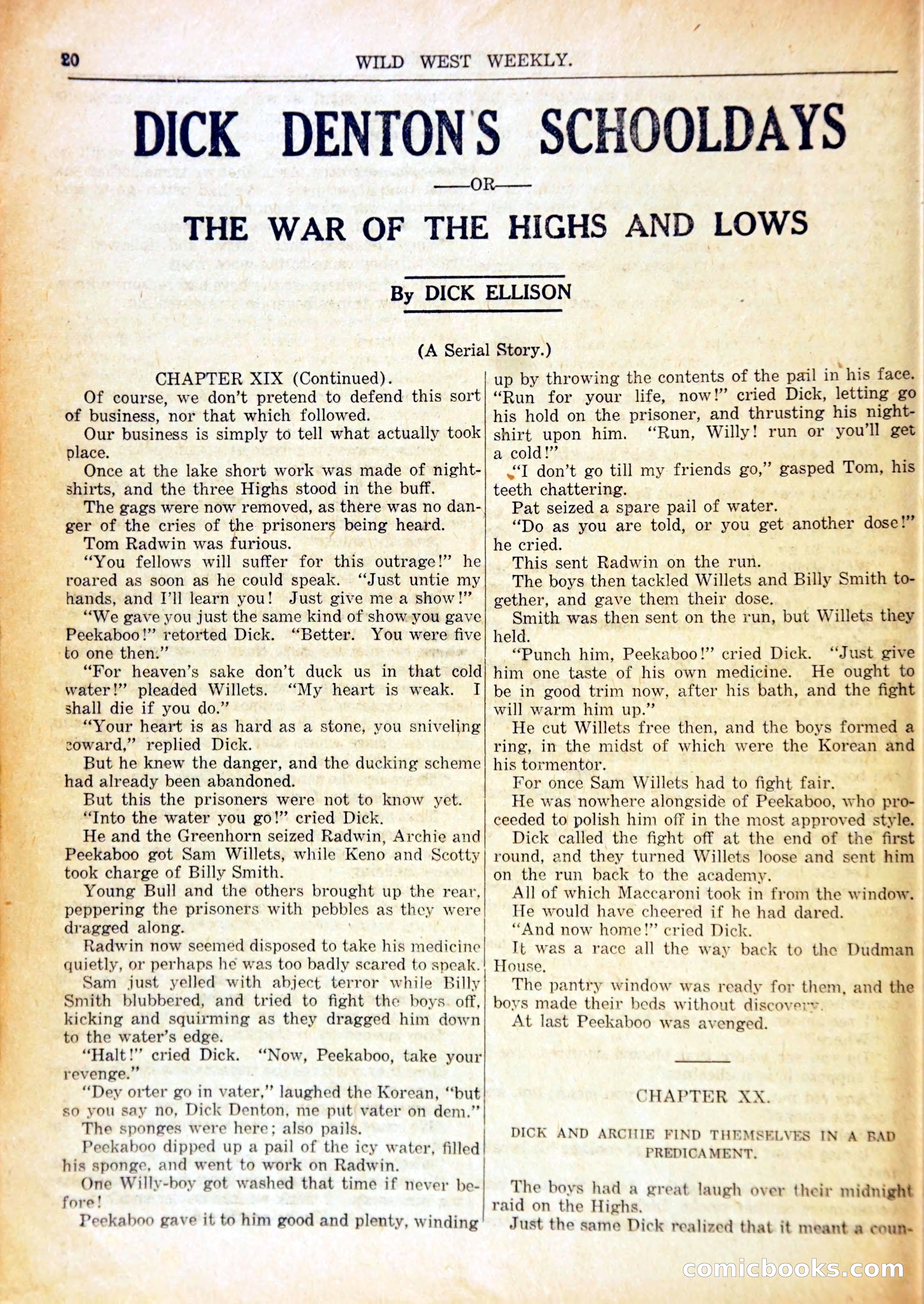 Wild West Weekly, No. 504 — page 23 of 37