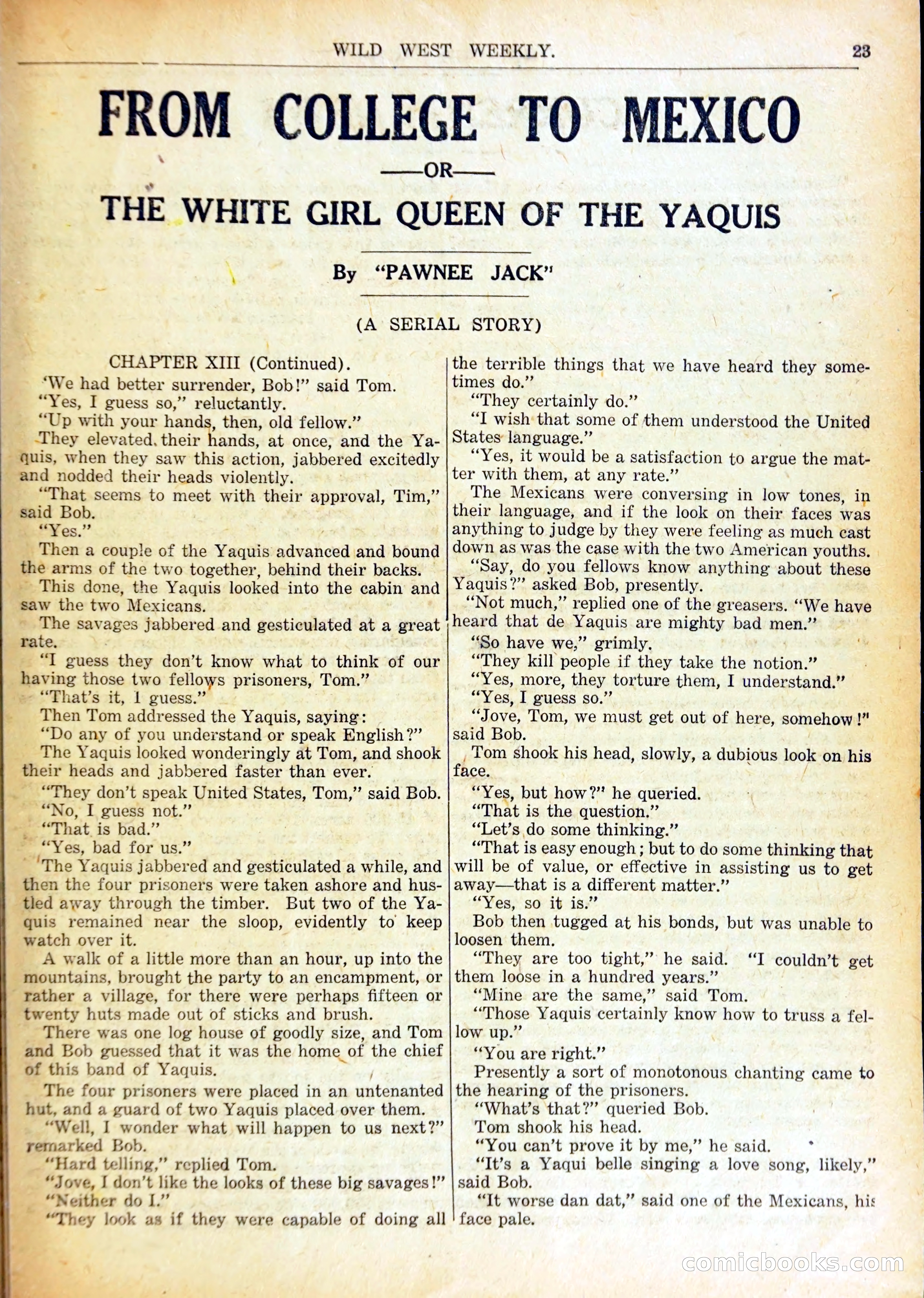 Wild West Weekly, No. 504 — page 26 of 37