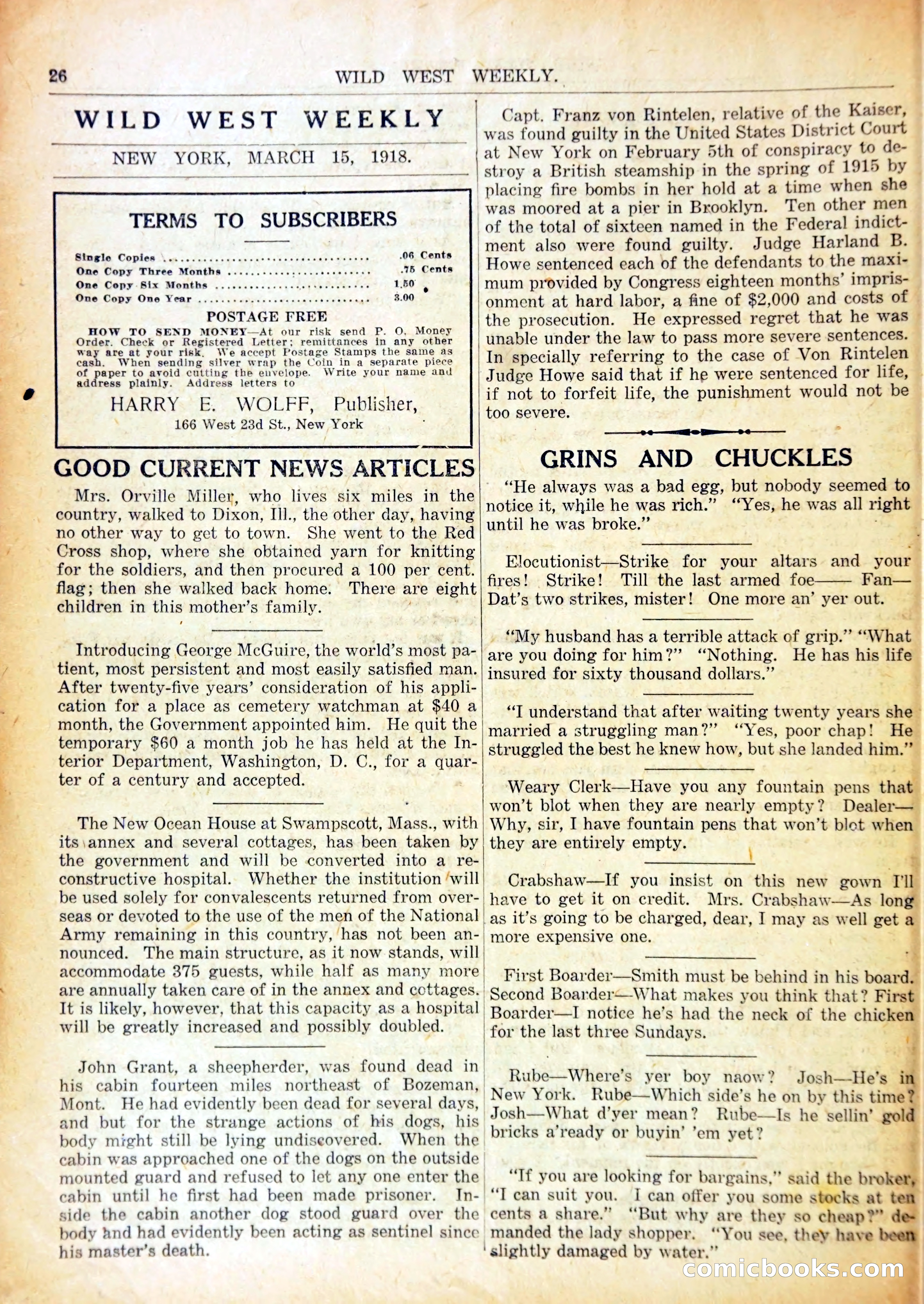 Wild West Weekly, No. 504 — page 29 of 37