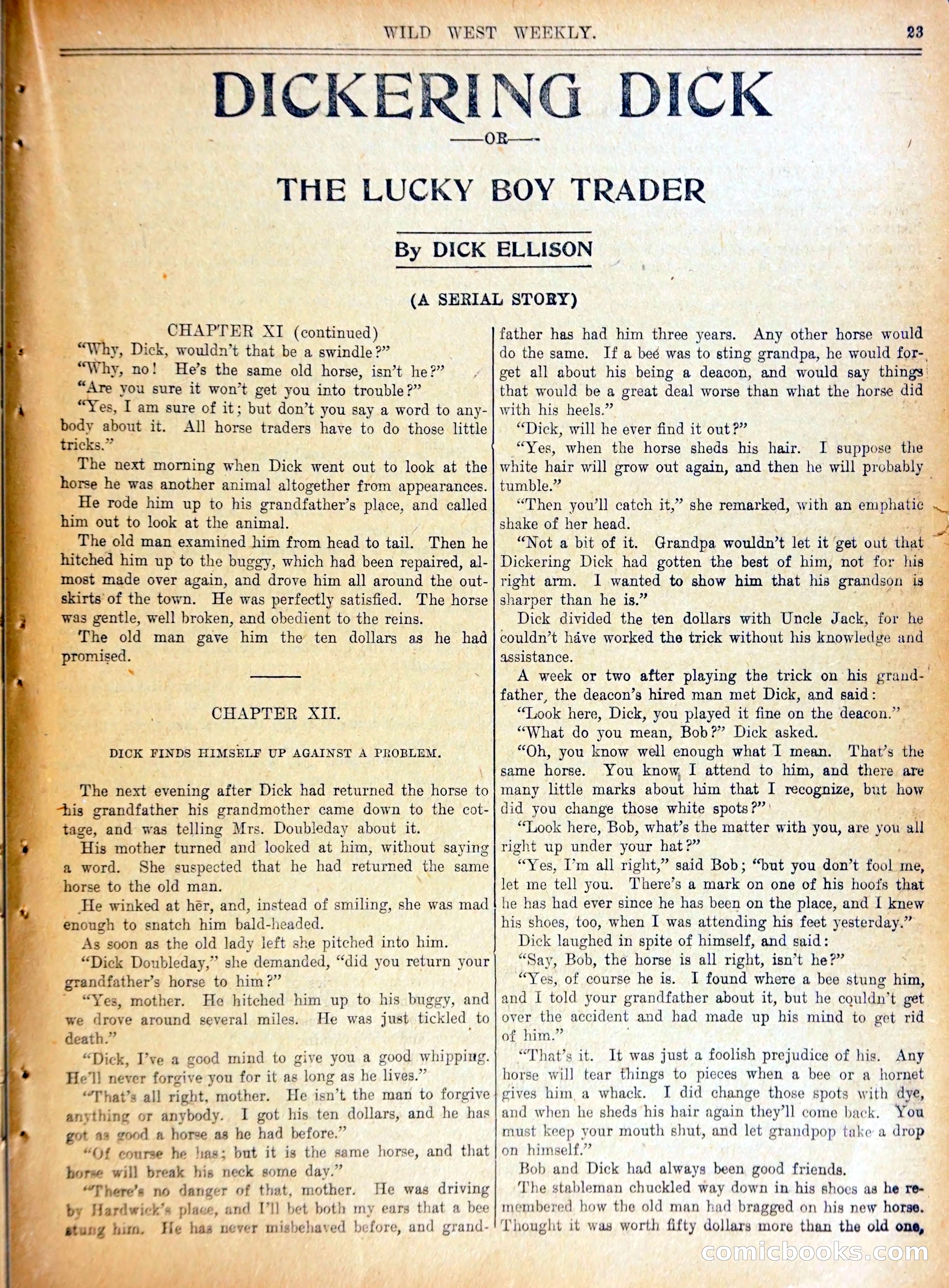 Wild West Weekly, No. 642 — page 26 of 37