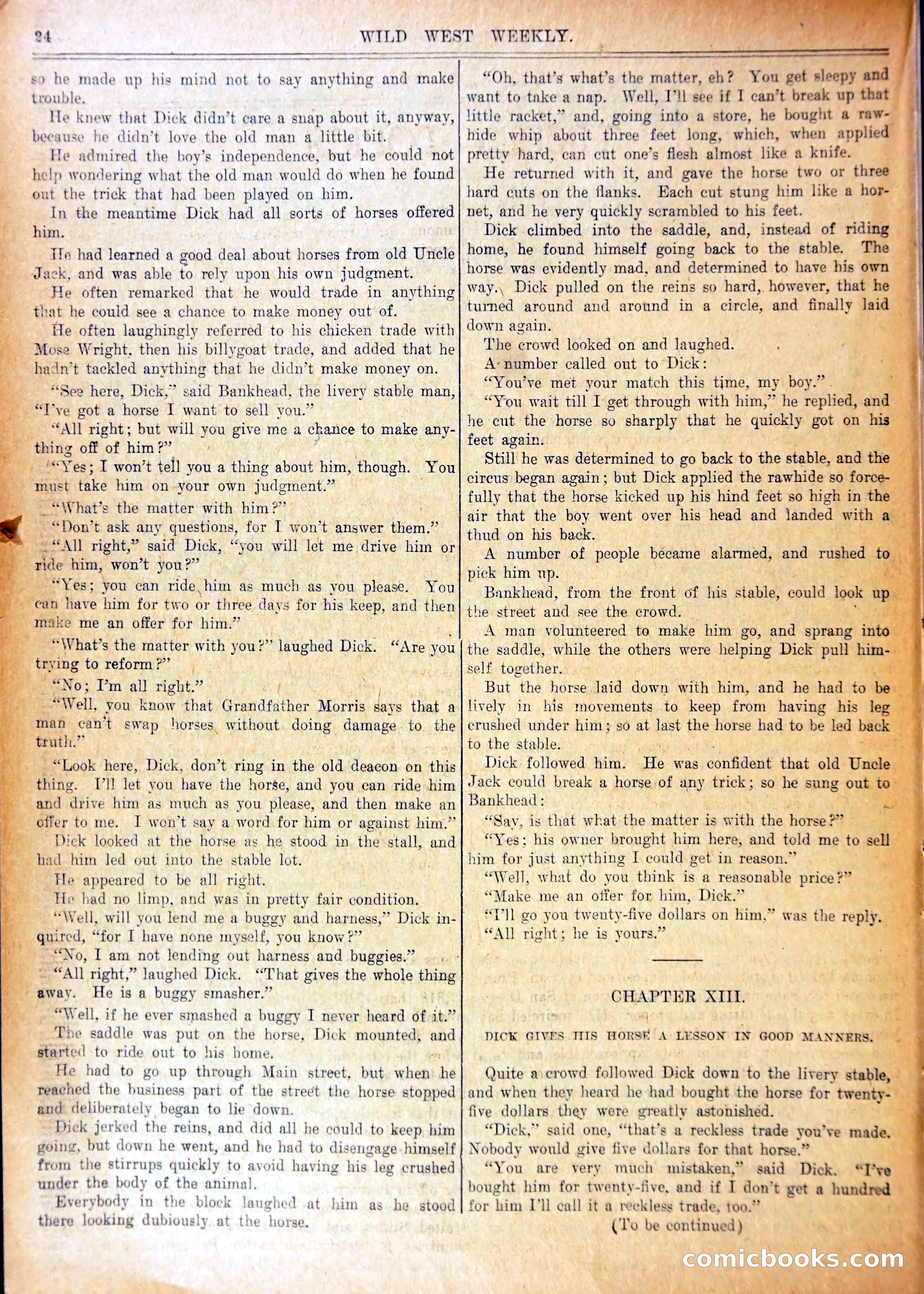 Wild West Weekly, No. 642 — page 27 of 37