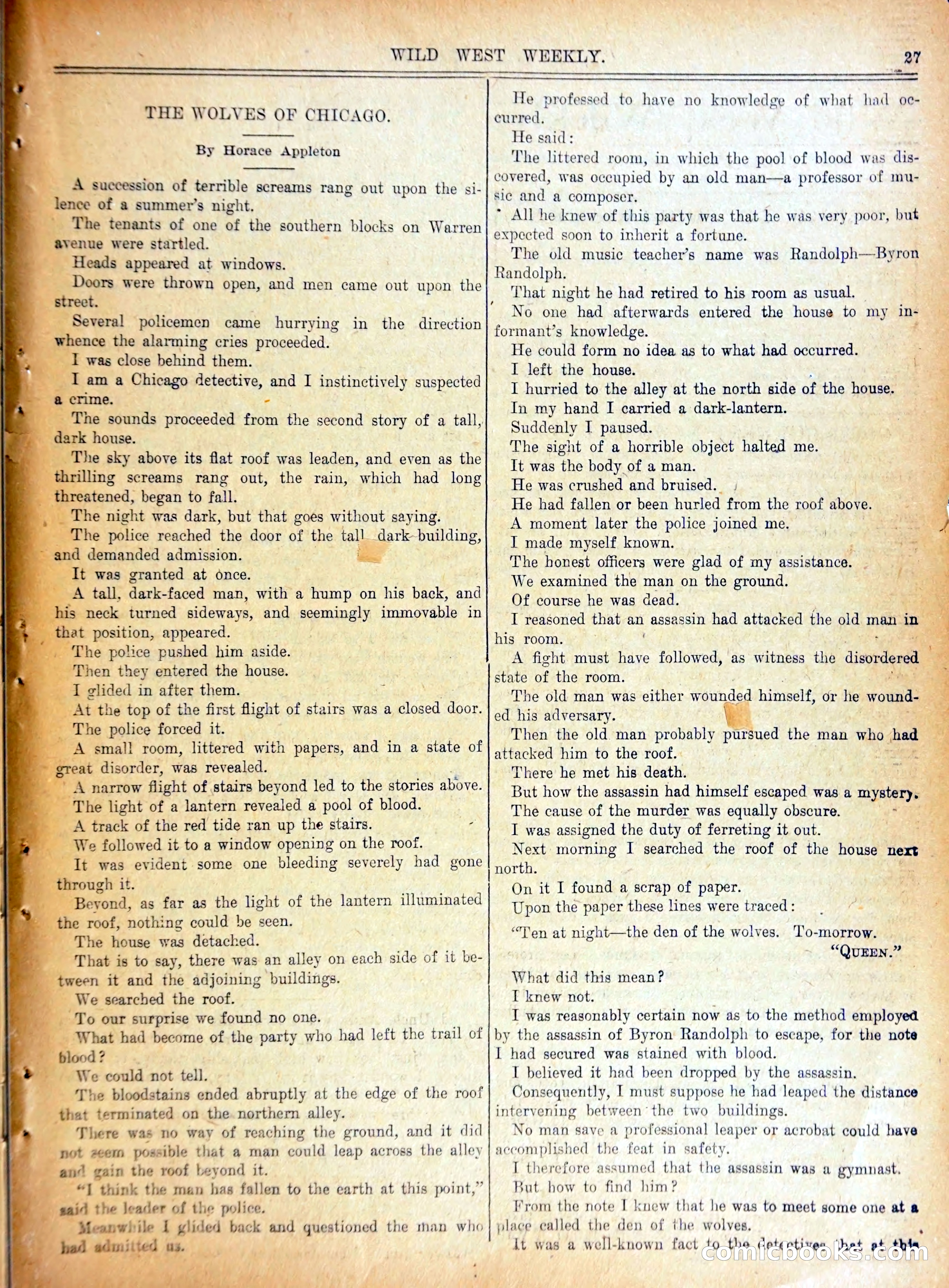 Wild West Weekly, No. 642 — page 30 of 37