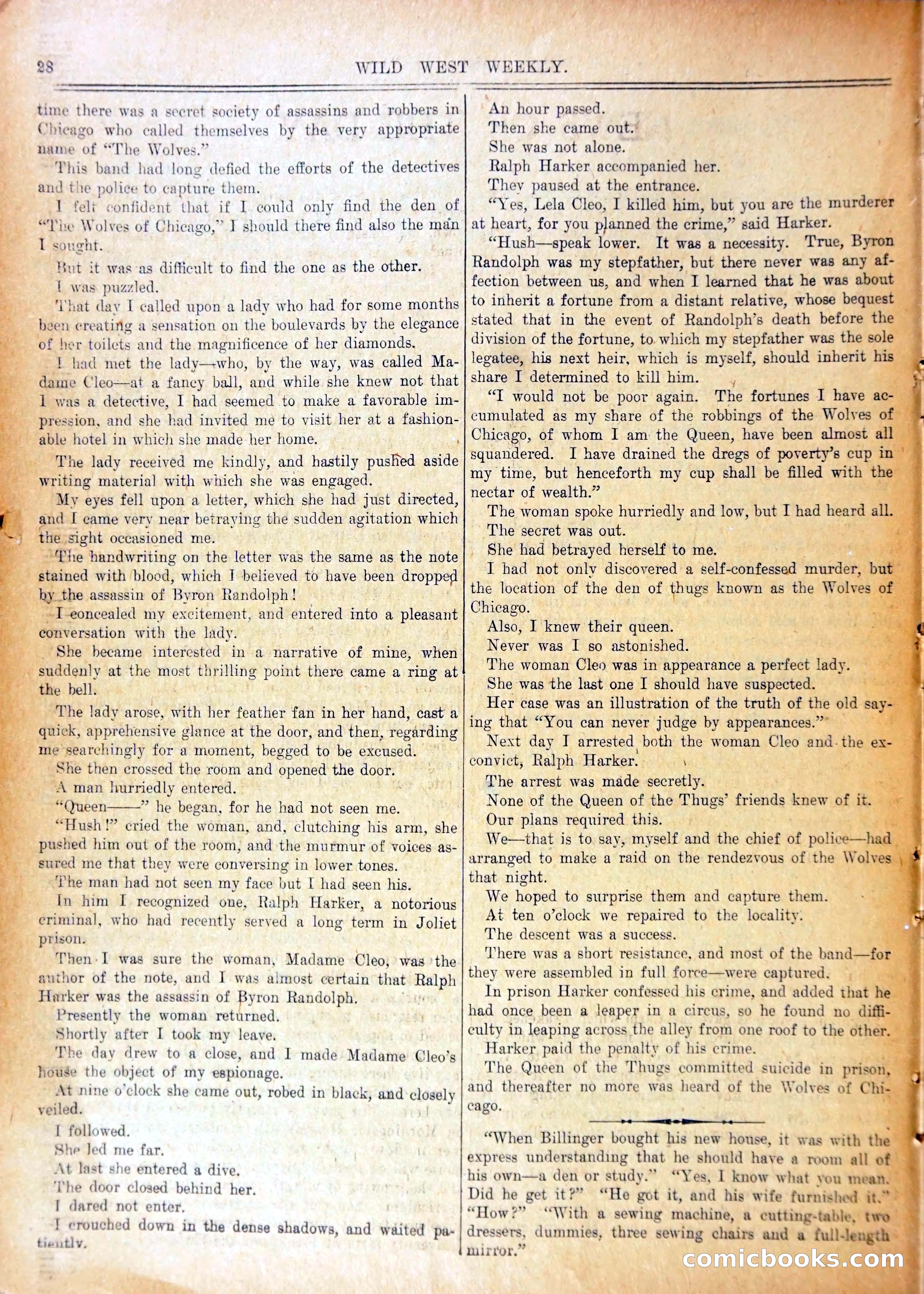 Wild West Weekly, No. 642 — page 31 of 37