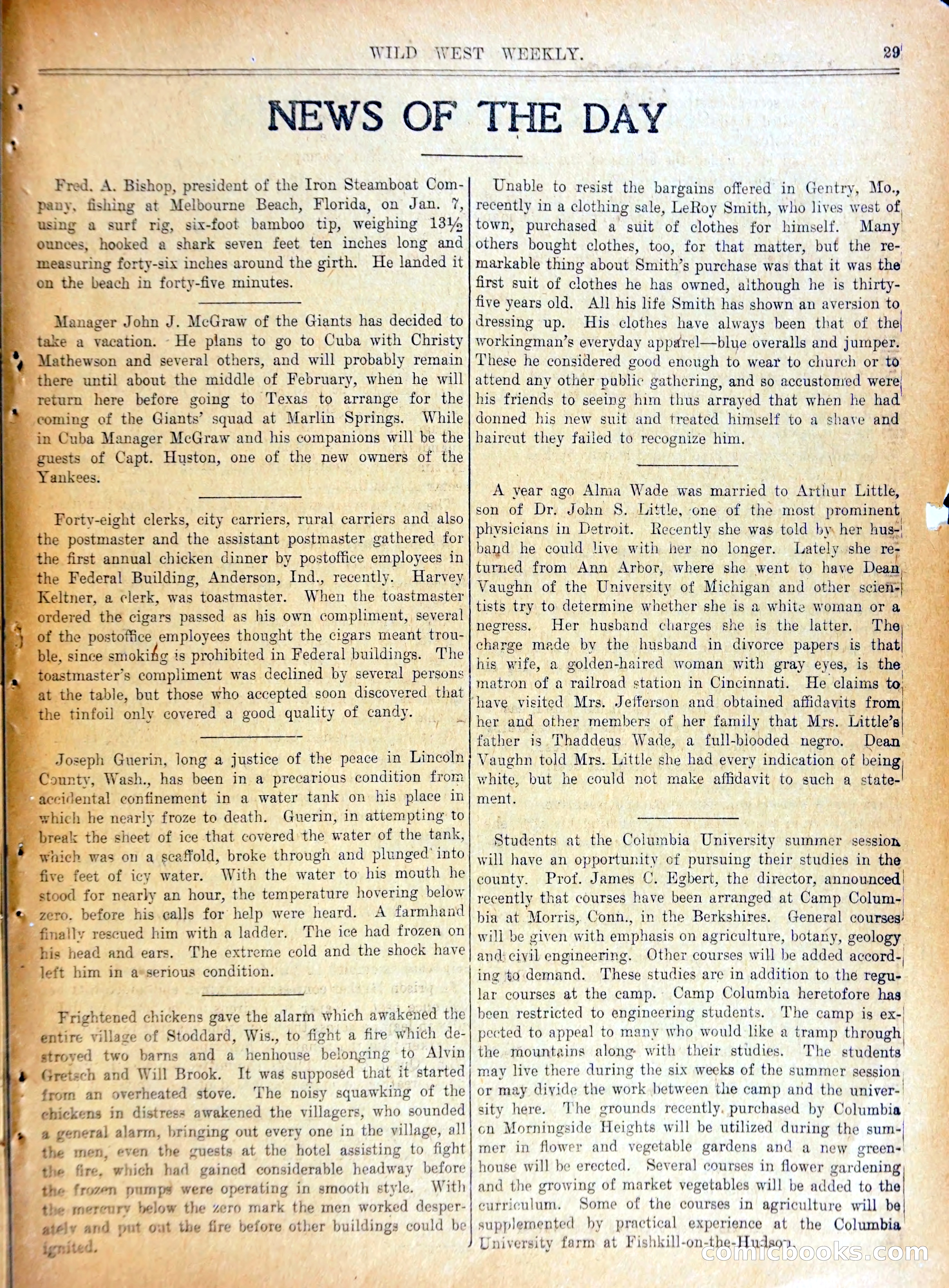 Wild West Weekly, No. 642 — page 32 of 37