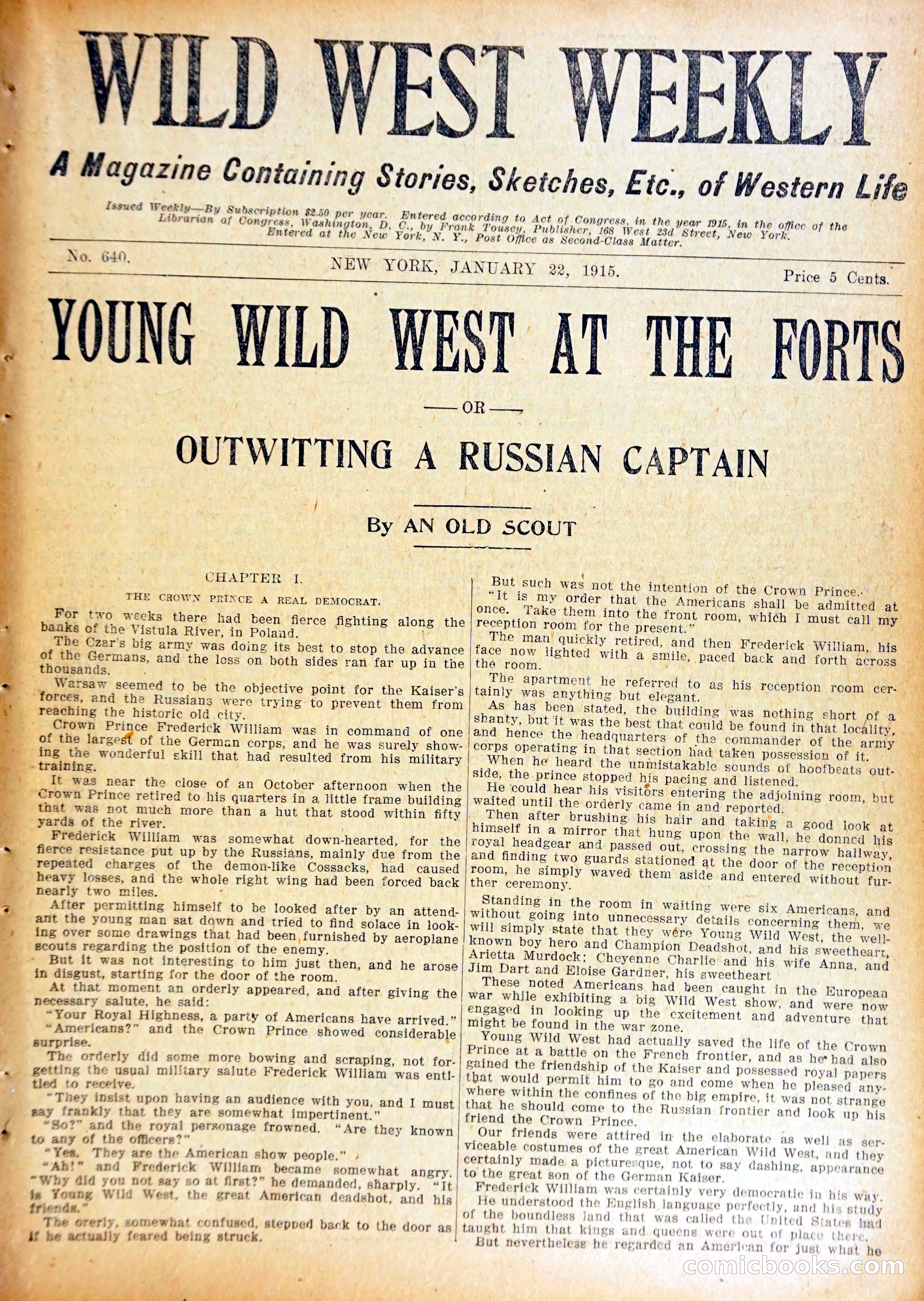 Wild West Weekly No. 640 — page 4 of 37