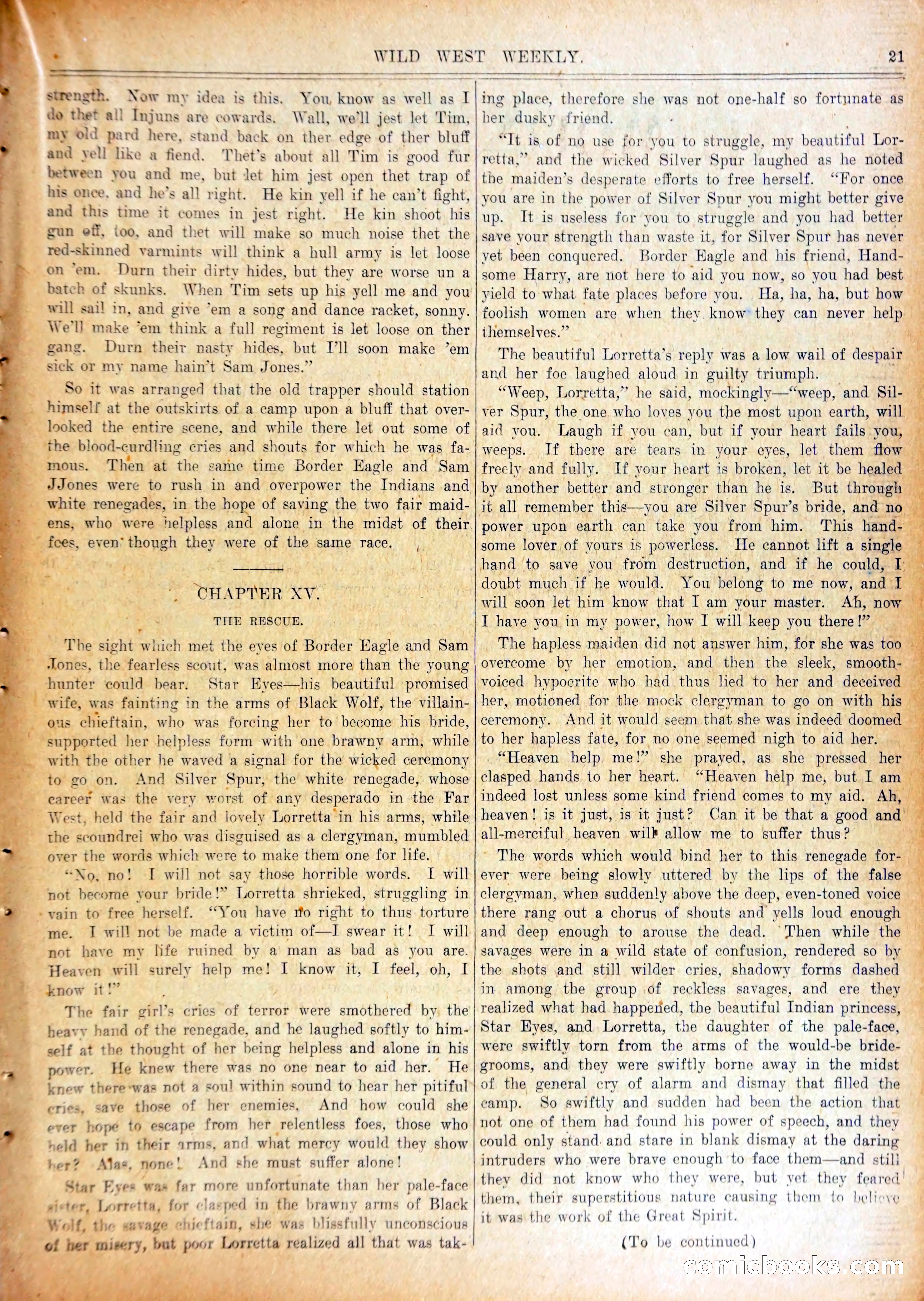 Wild West Weekly No. 640 — page 24 of 37