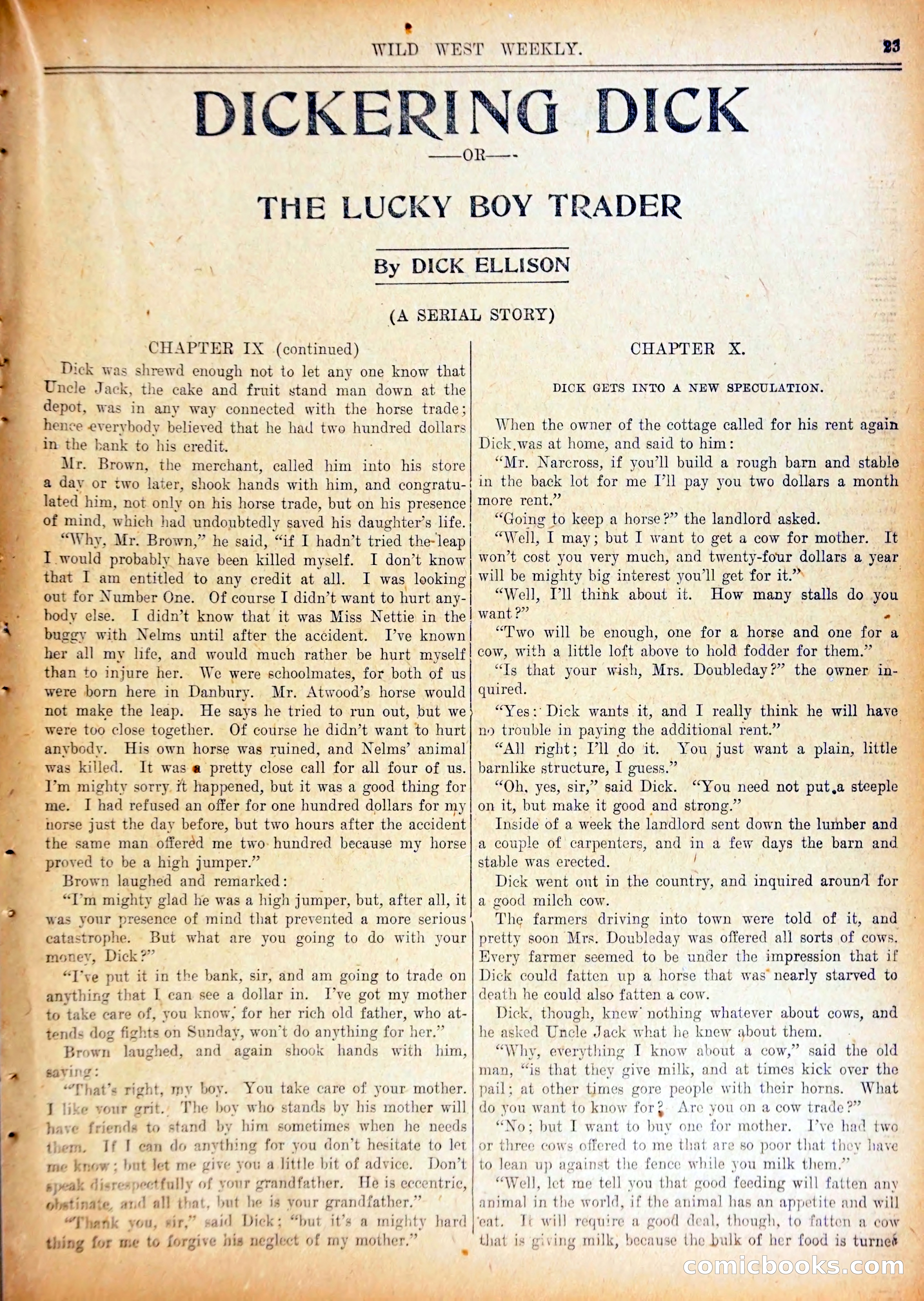 Wild West Weekly No. 640 — page 26 of 37